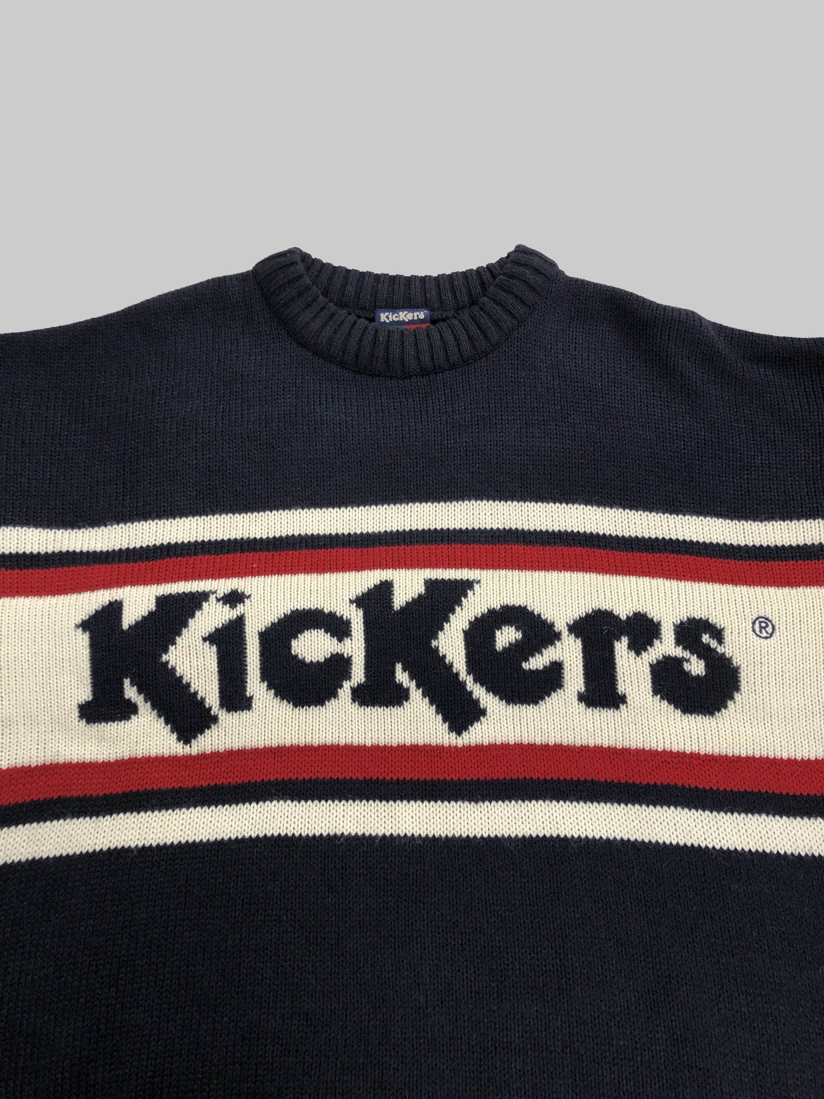 Kickers Vintage Kickers knit sweater Size US L / EU 52-54 / 3 - 2 Thumbnail