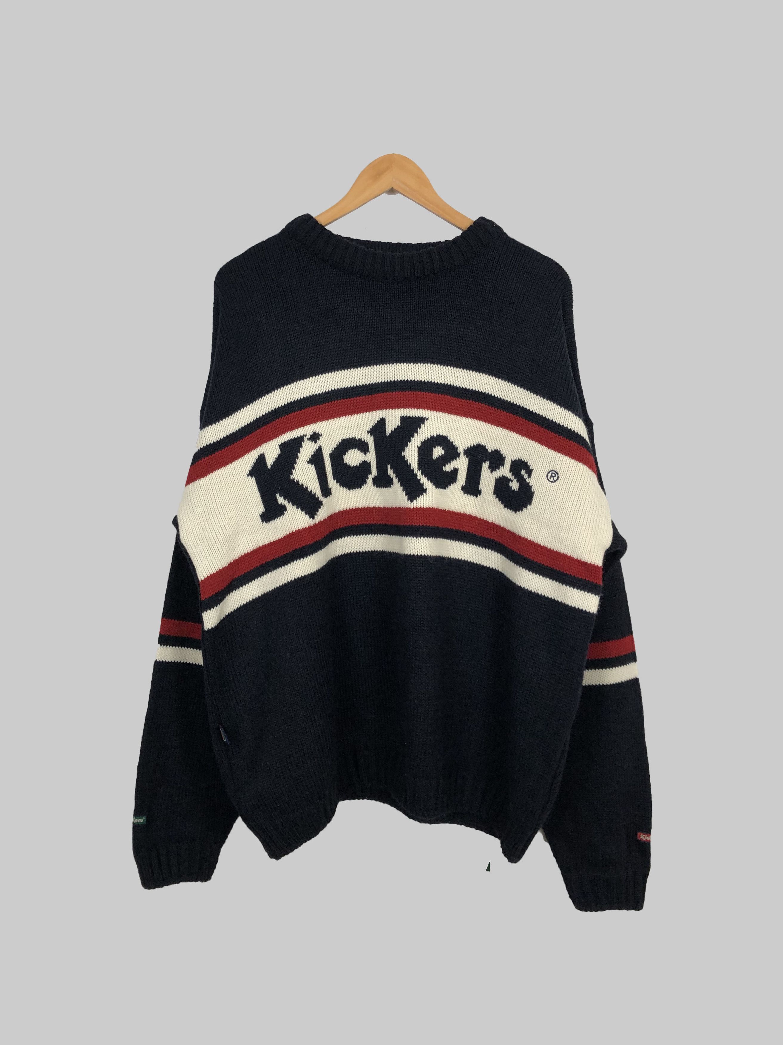 Kickers Vintage Kickers knit sweater Size US L / EU 52-54 / 3 - 1 Thumbnail