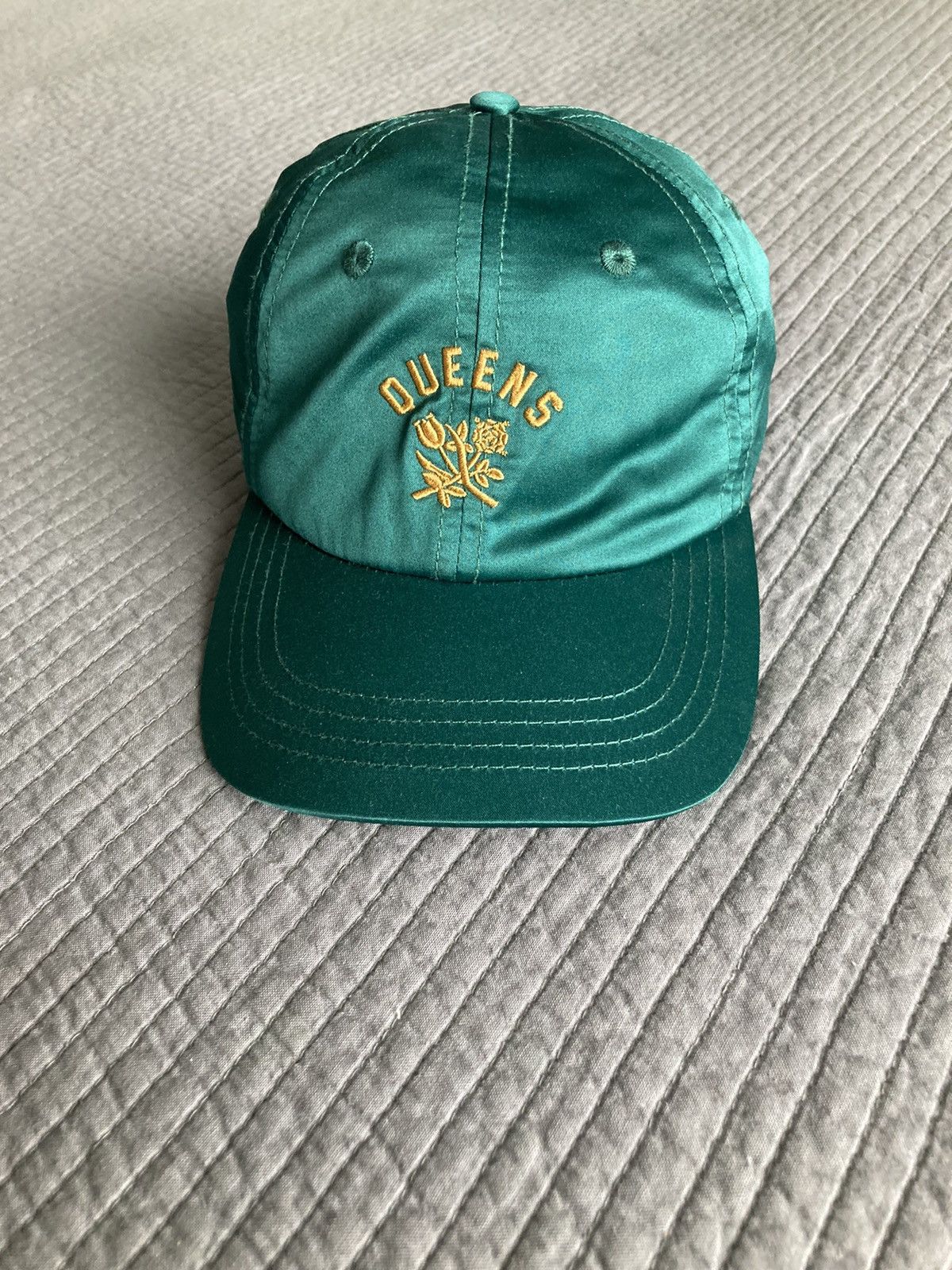 Aime Leon Dore Queens Crest Satin Hat Green | Grailed