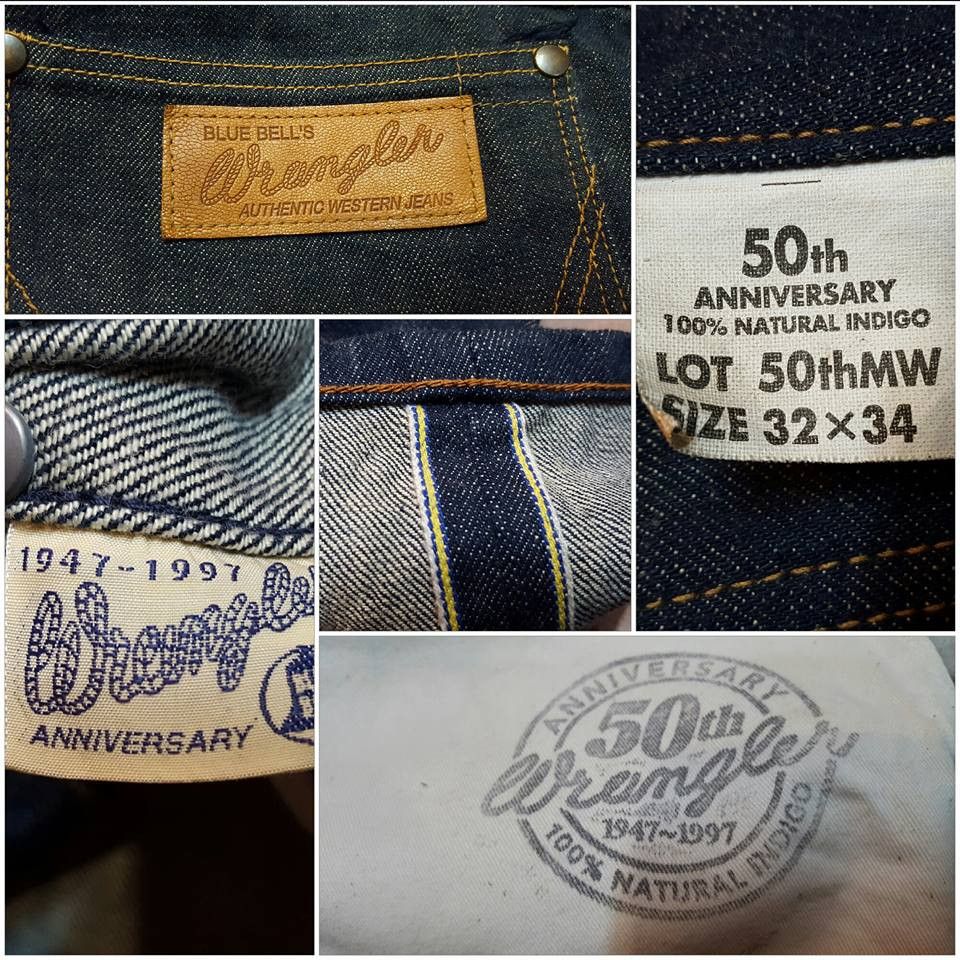 Wrangler WRANGLER Selvedge 1997 50TH Anniversary Jeans Limited