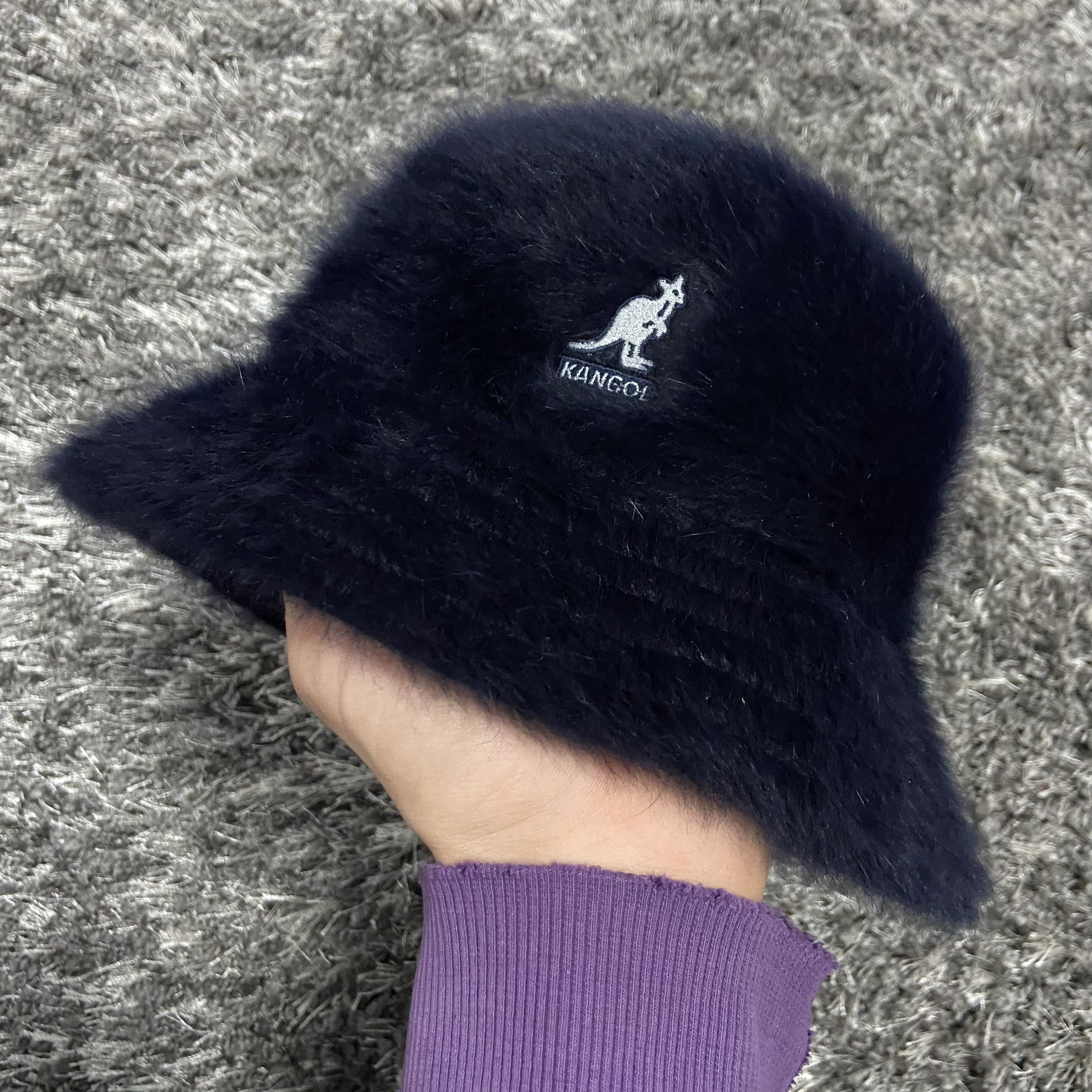 Kangol KANGOL ANGORA 1990s RARE SHERPA PANAMA BUCKET HAT - № 4159 Size ONE SIZE - 1 Thumbnail
