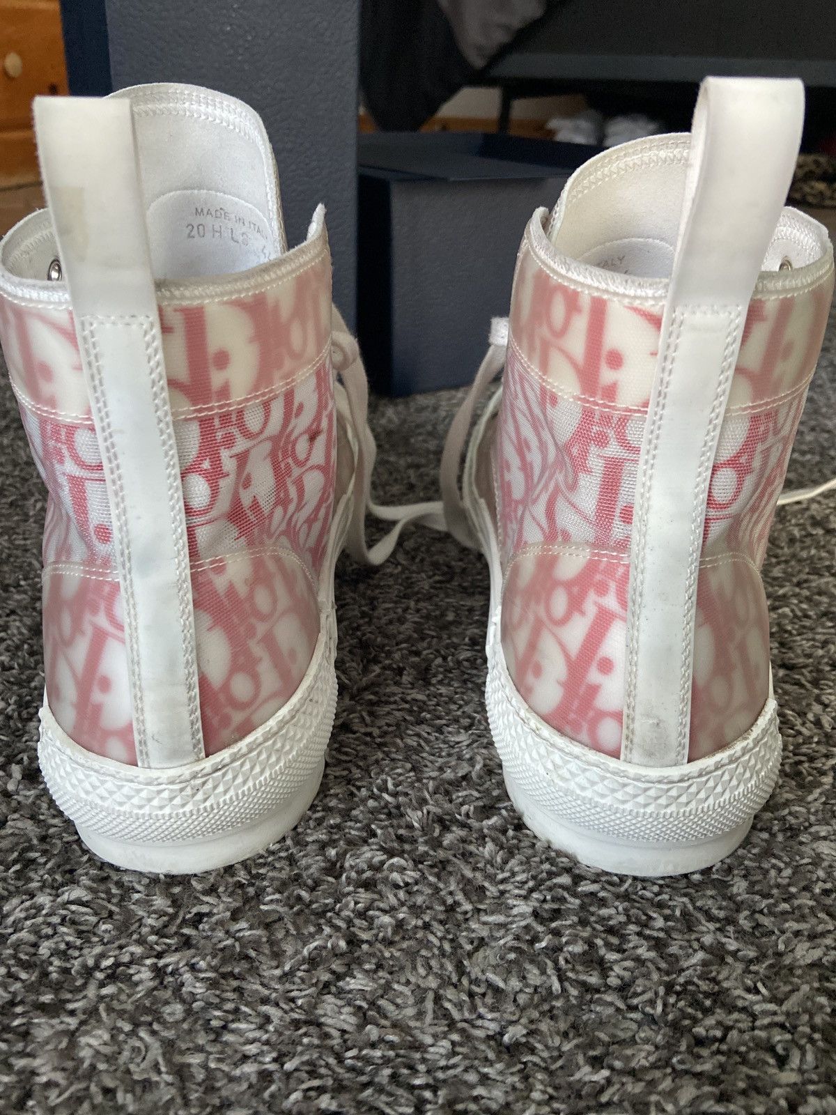 Dior Dior Converse High Top Oblique Transparent Size US 11 / EU 44 - 2 Thumbnail
