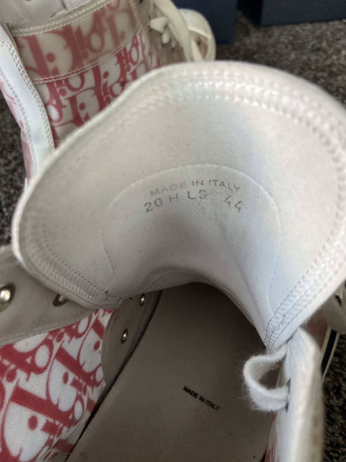 Dior Dior Converse High Top Oblique Transparent Size US 11 / EU 44 - 3 Thumbnail