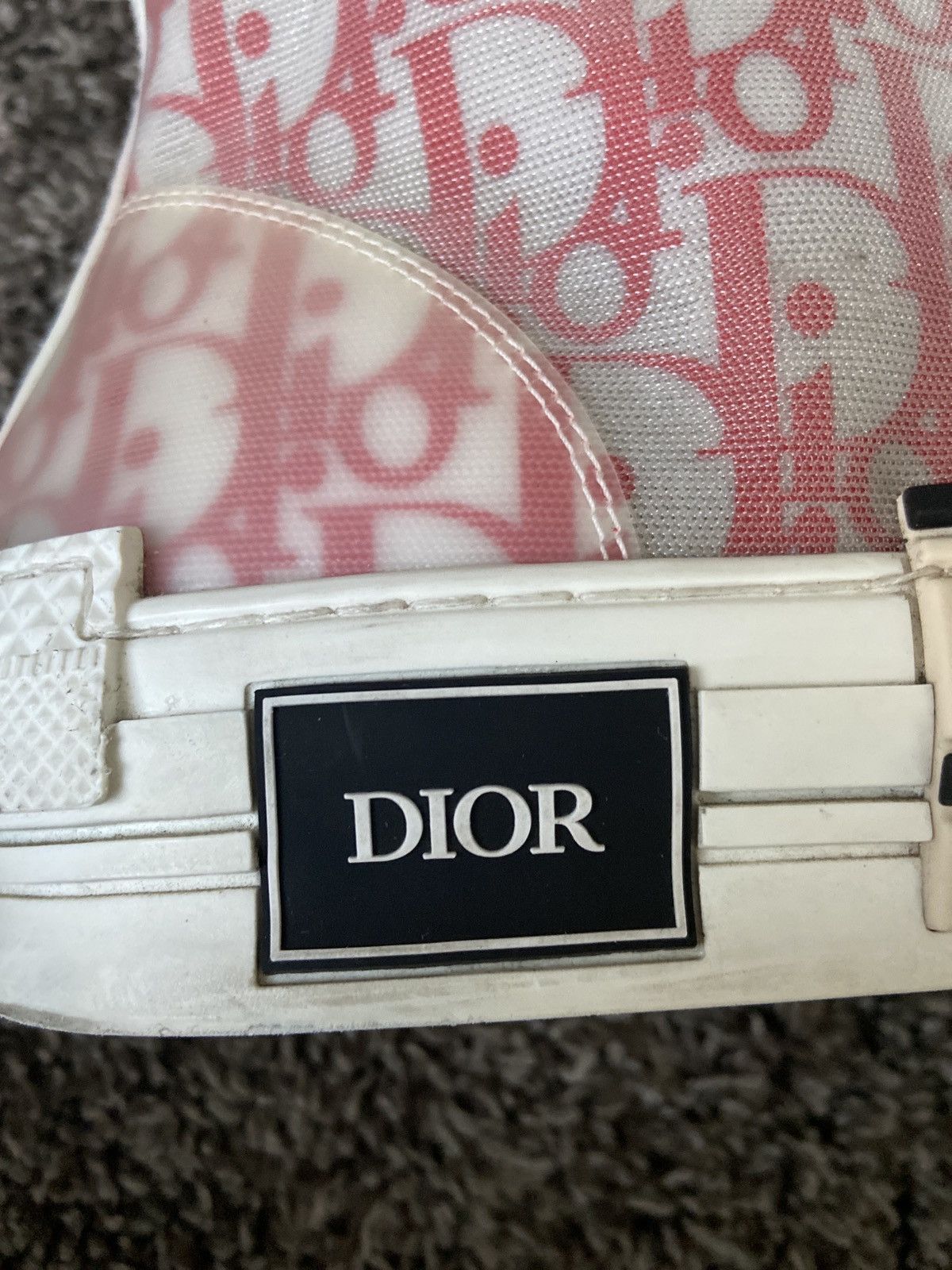 Dior Dior Converse High Top Oblique Transparent Size US 11 / EU 44 - 4 Thumbnail