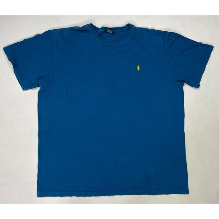 Polo Ralph Lauren VINTAGE Polo Ralph Lauren Blank T-shirt Men Adult XL ...