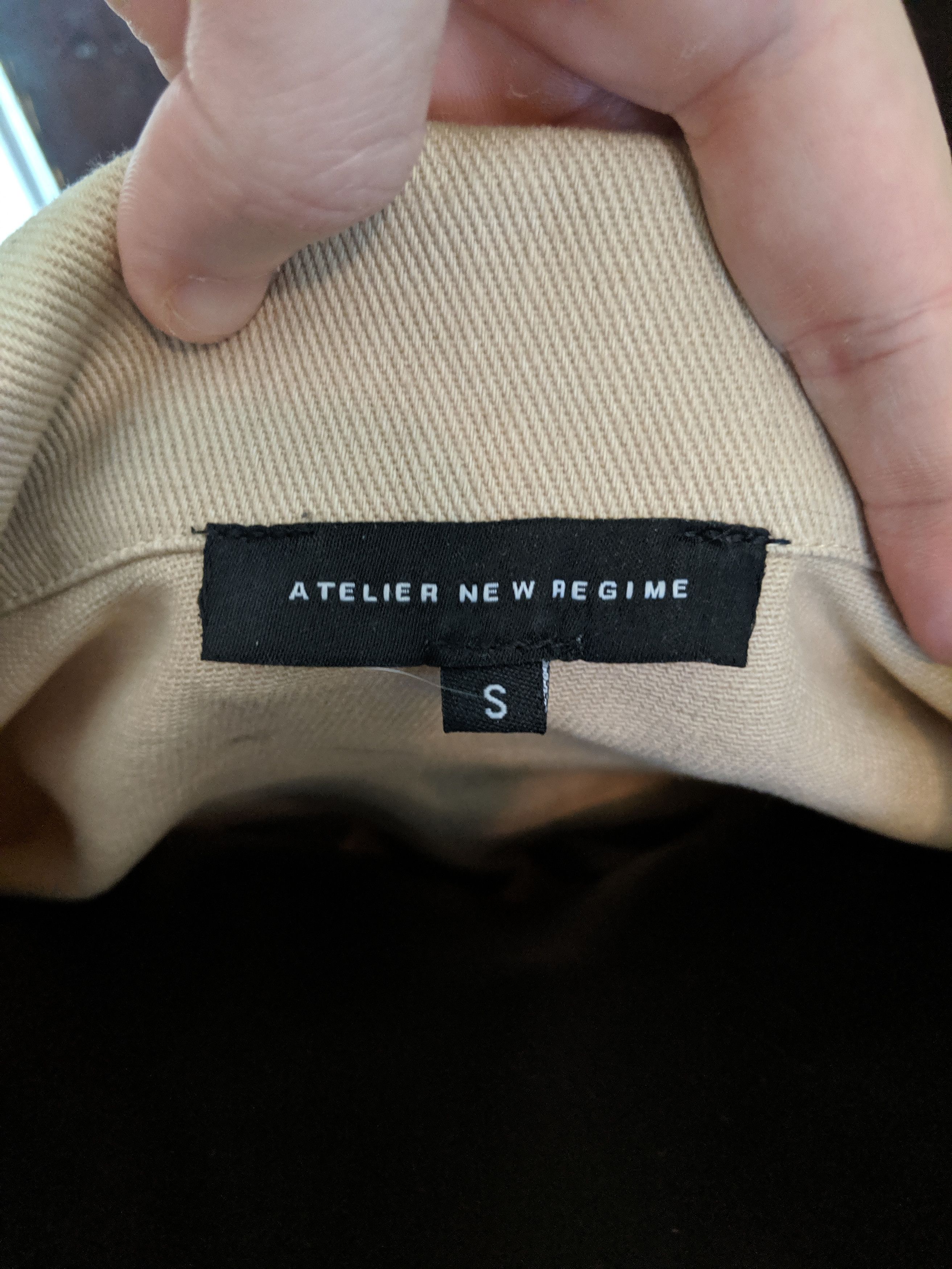 Atelier New Regime Twill high voltage logo jacket NWOT Size US S / EU 44-46 / 1 - 3 Thumbnail
