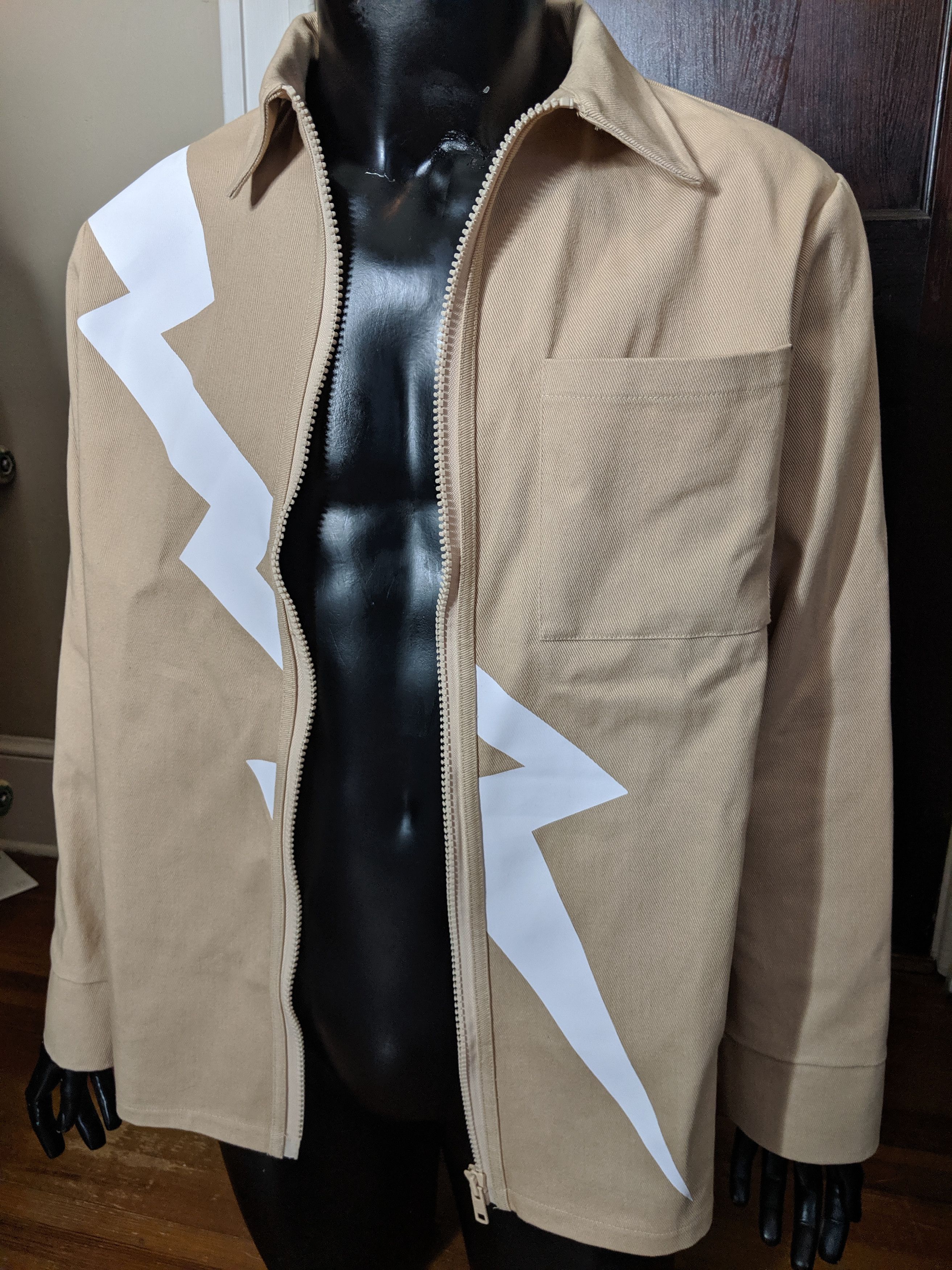 Atelier New Regime Twill high voltage logo jacket NWOT Size US S / EU 44-46 / 1 - 1 Thumbnail