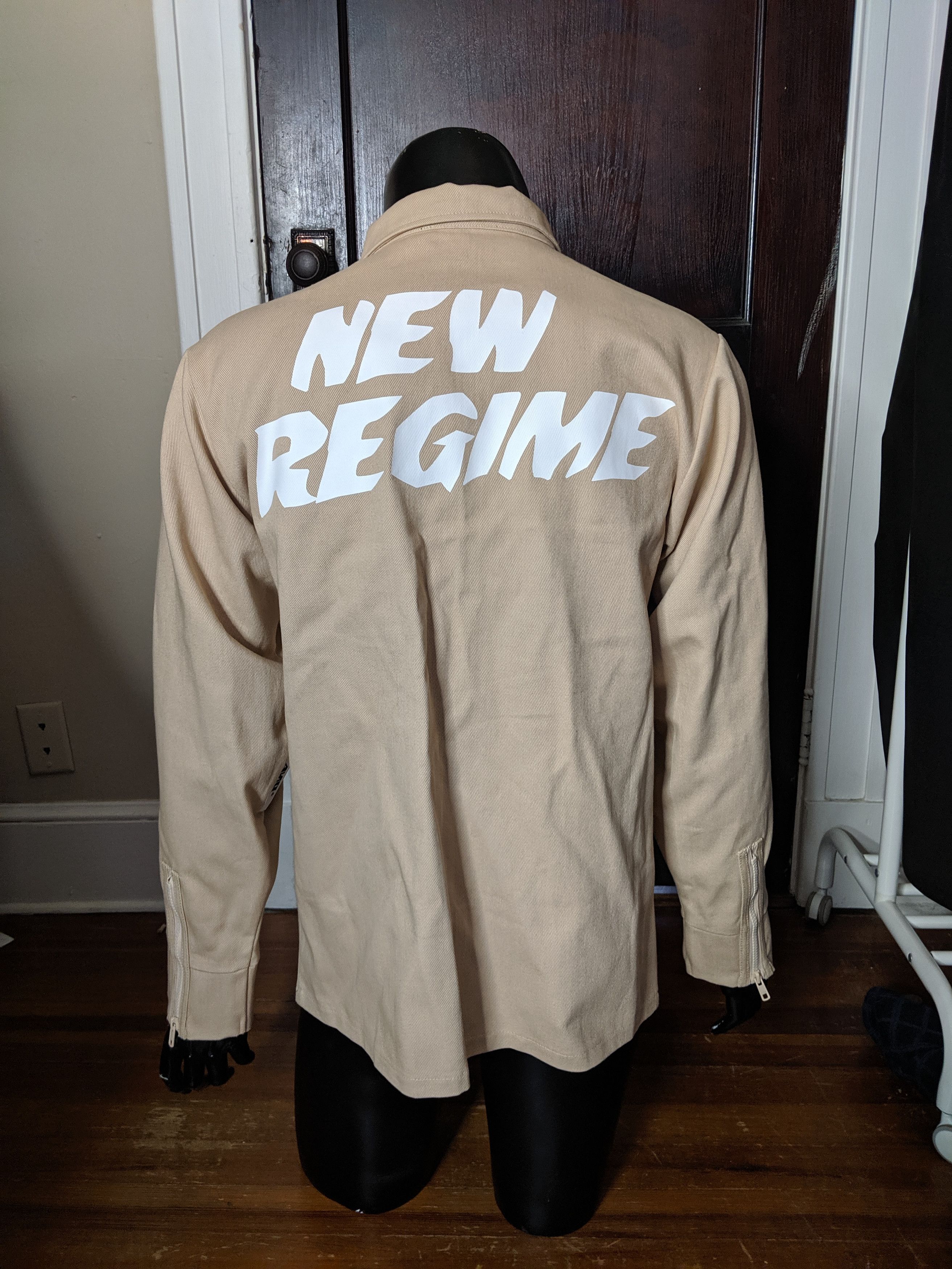 Atelier New Regime Twill high voltage logo jacket NWOT Size US S / EU 44-46 / 1 - 4 Thumbnail