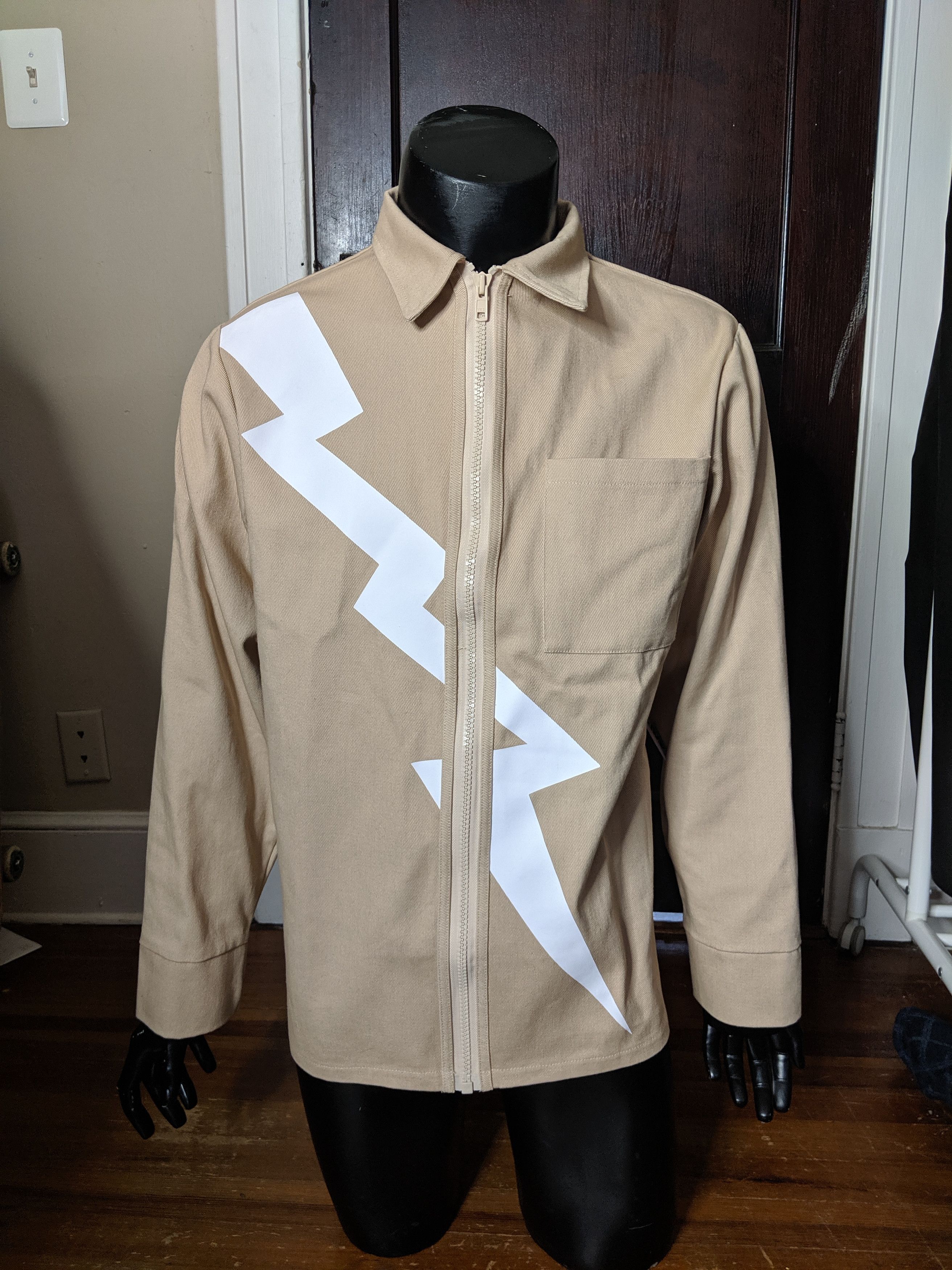 Atelier New Regime Twill high voltage logo jacket NWOT Size US S / EU 44-46 / 1 - 7 Thumbnail