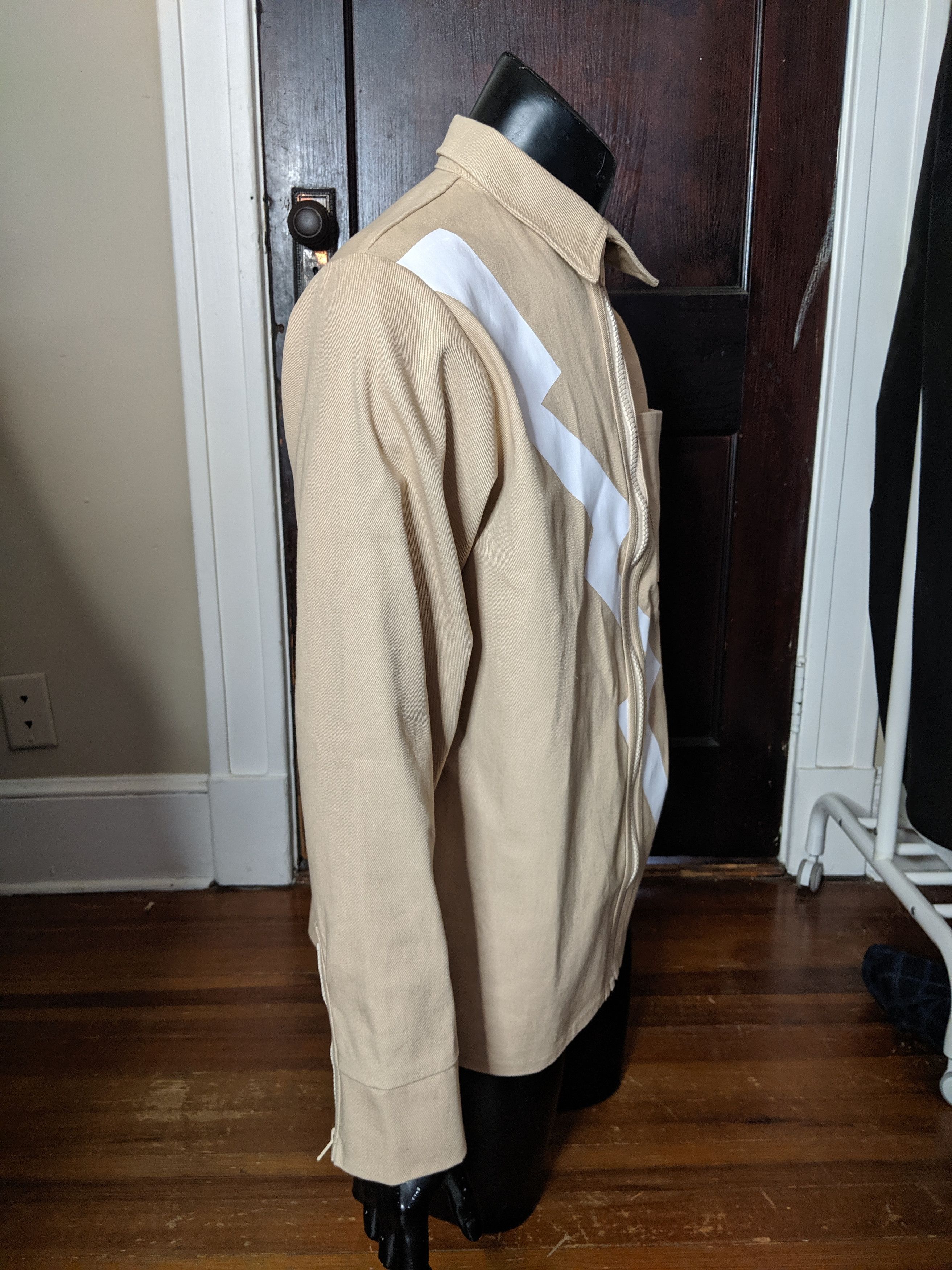 Atelier New Regime Twill high voltage logo jacket NWOT Size US S / EU 44-46 / 1 - 5 Thumbnail