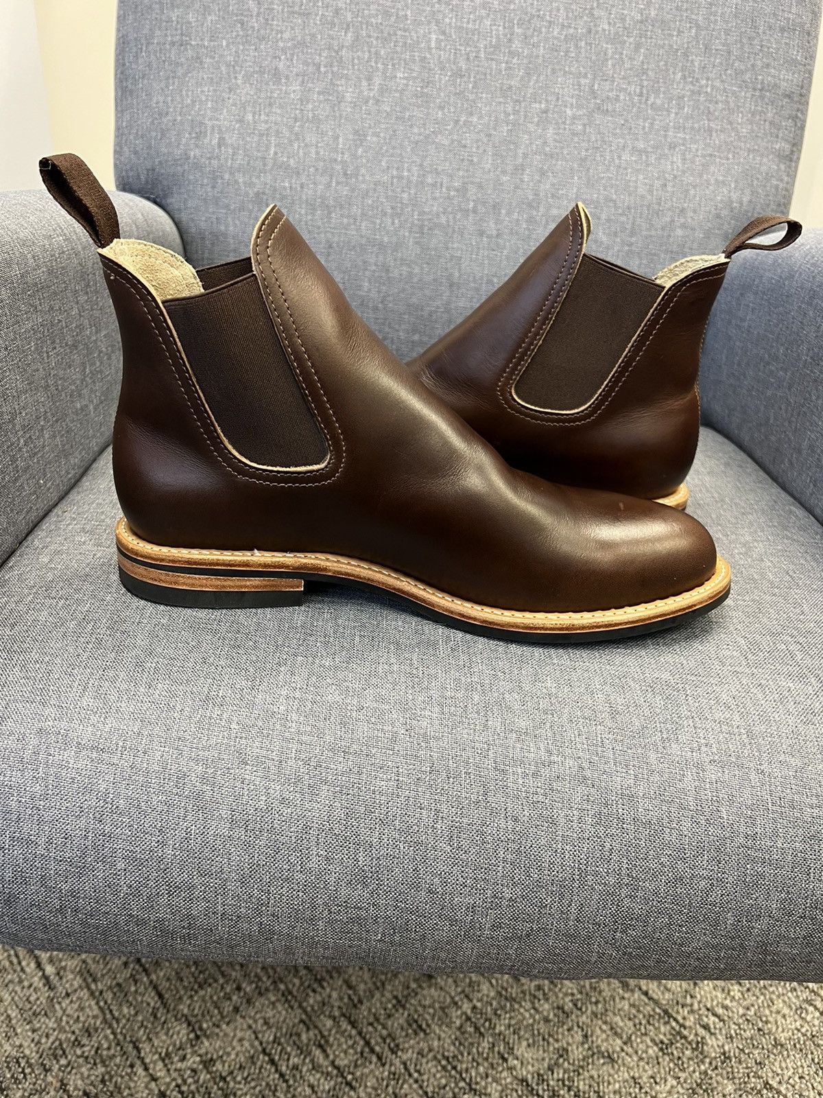 Oak Street Bootmakers Chelsea Boots in Brown Chromexcel Size US 9.5 / EU 42-43 - 11 Thumbnail