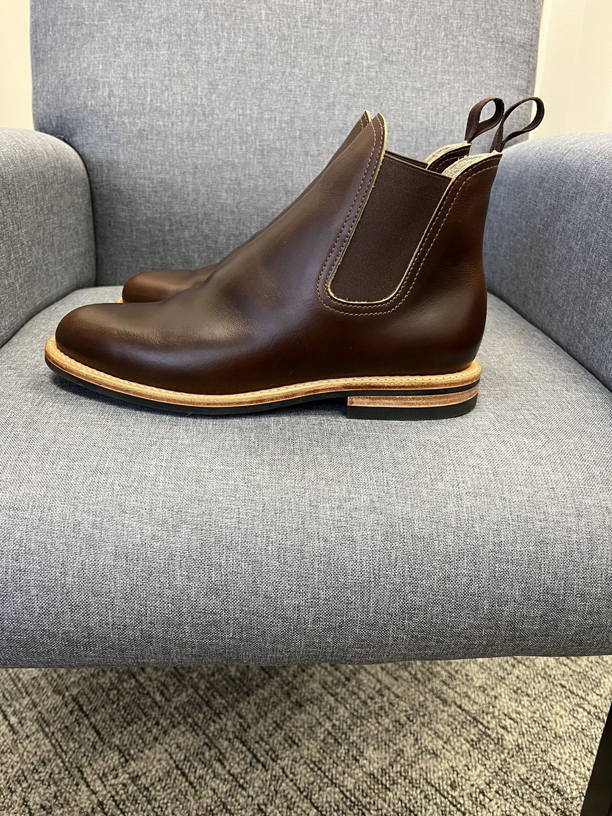 Oak Street Bootmakers Chelsea Boots in Brown Chromexcel Size US 9.5 / EU 42-43 - 3 Thumbnail
