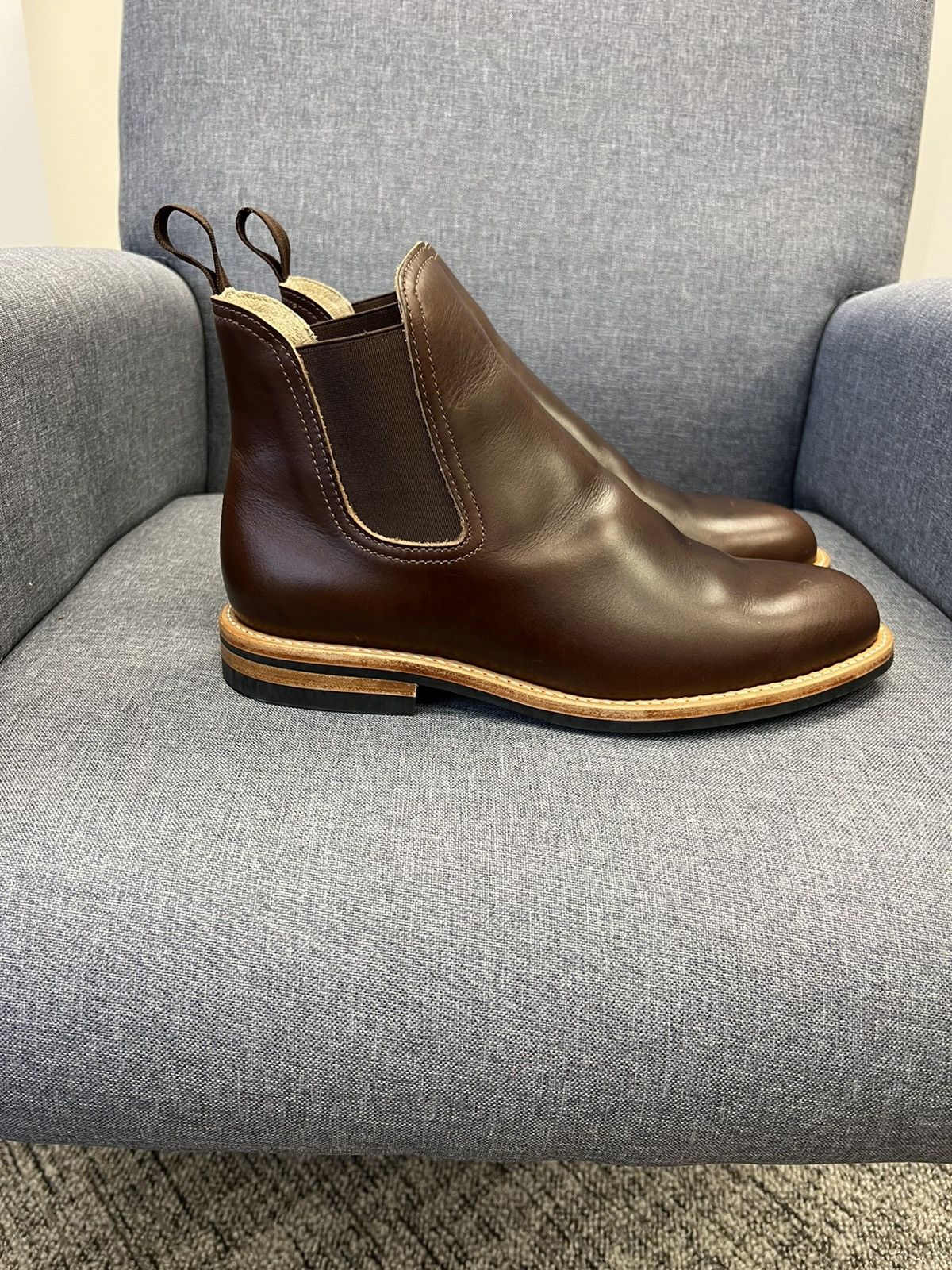 Oak Street Bootmakers Chelsea Boots in Brown Chromexcel Size US 9.5 / EU 42-43 - 5 Thumbnail