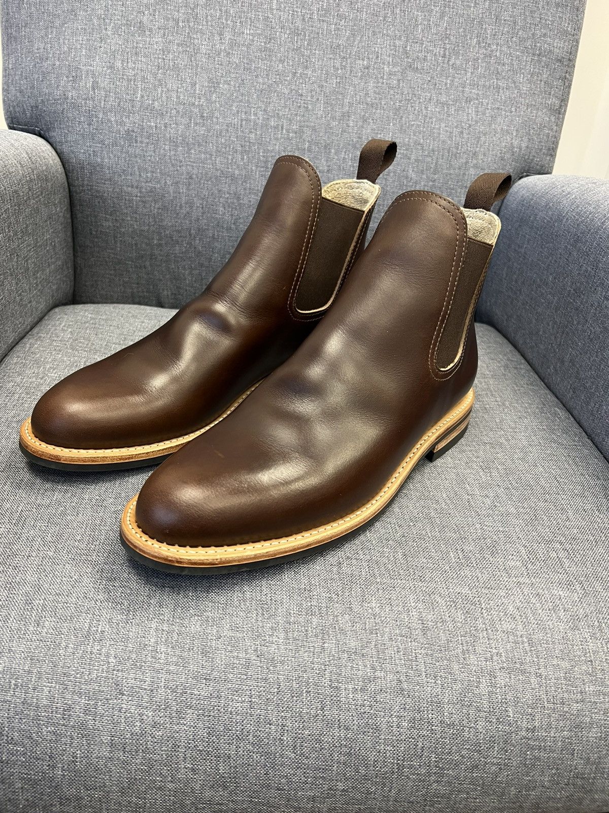Oak Street Bootmakers Chelsea Boots in Brown Chromexcel Size US 9.5 / EU 42-43 - 2 Thumbnail