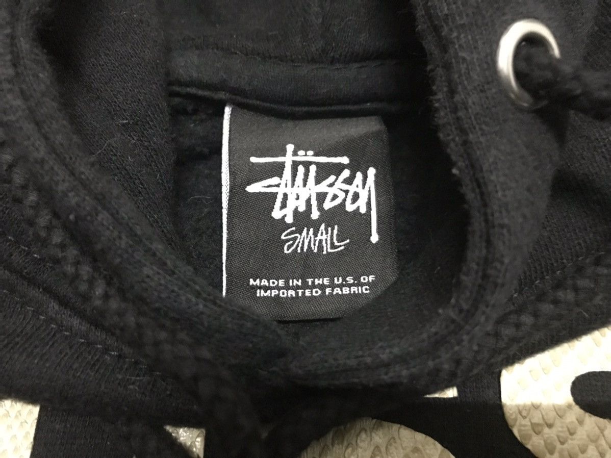 Stussy STUSSY N 4 BIG SPELL OUT LOGO SWEATSHIRTS HOODIE(SNAKE SKIN) Size US S / EU 44-46 / 1 - 9 Thumbnail