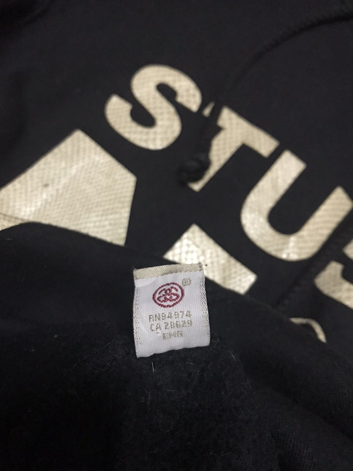 Stussy STUSSY N 4 BIG SPELL OUT LOGO SWEATSHIRTS HOODIE(SNAKE SKIN) Size US S / EU 44-46 / 1 - 12 Thumbnail