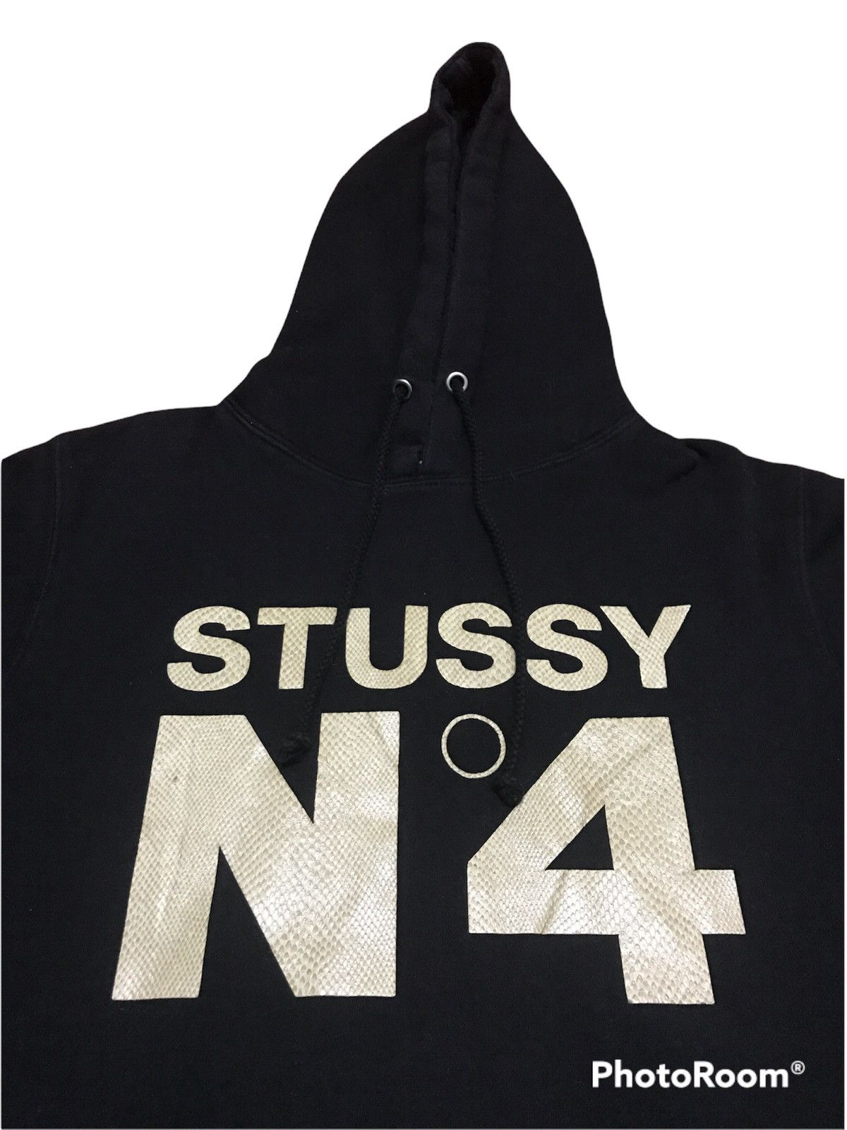 Stussy STUSSY N 4 BIG SPELL OUT LOGO SWEATSHIRTS HOODIE(SNAKE SKIN) Size US S / EU 44-46 / 1 - 1 Thumbnail