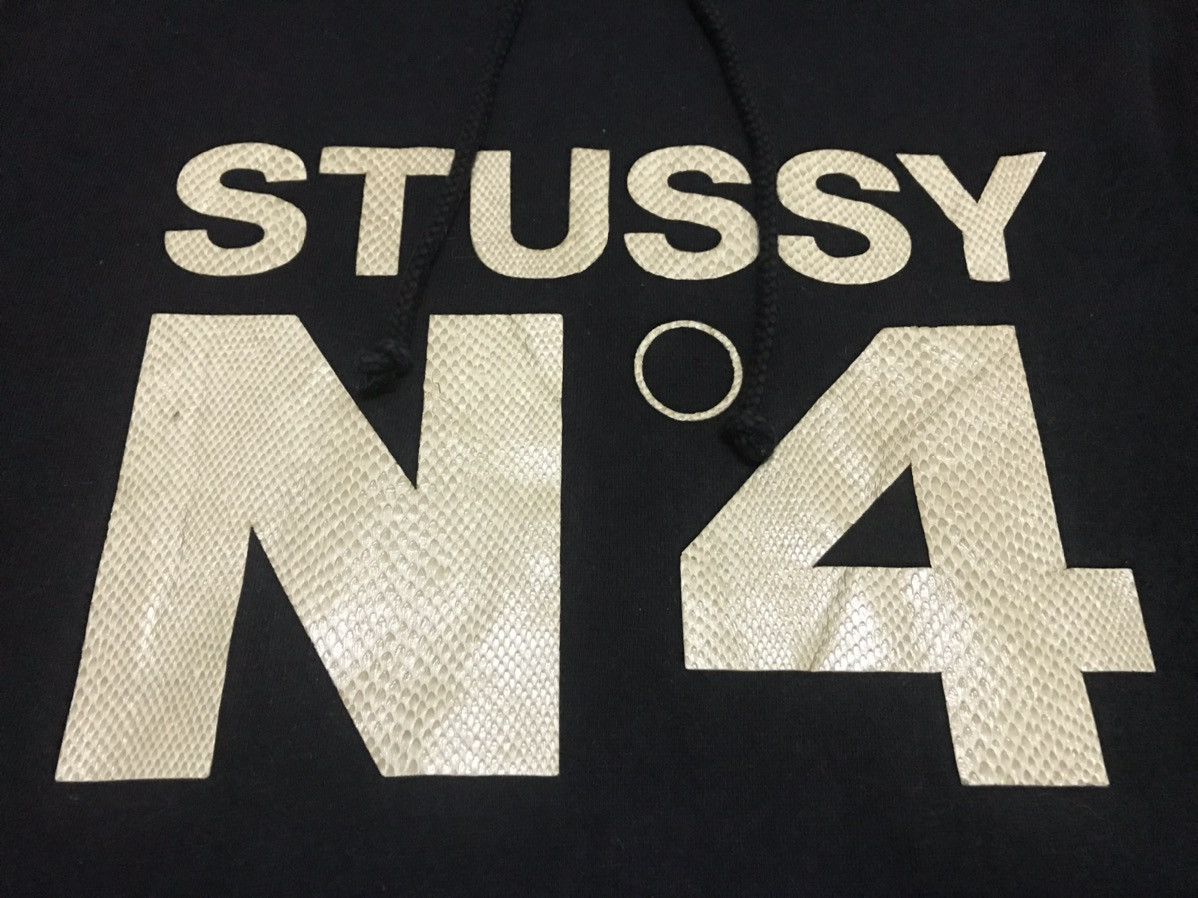 Stussy STUSSY N 4 BIG SPELL OUT LOGO SWEATSHIRTS HOODIE(SNAKE SKIN) Size US S / EU 44-46 / 1 - 4 Thumbnail
