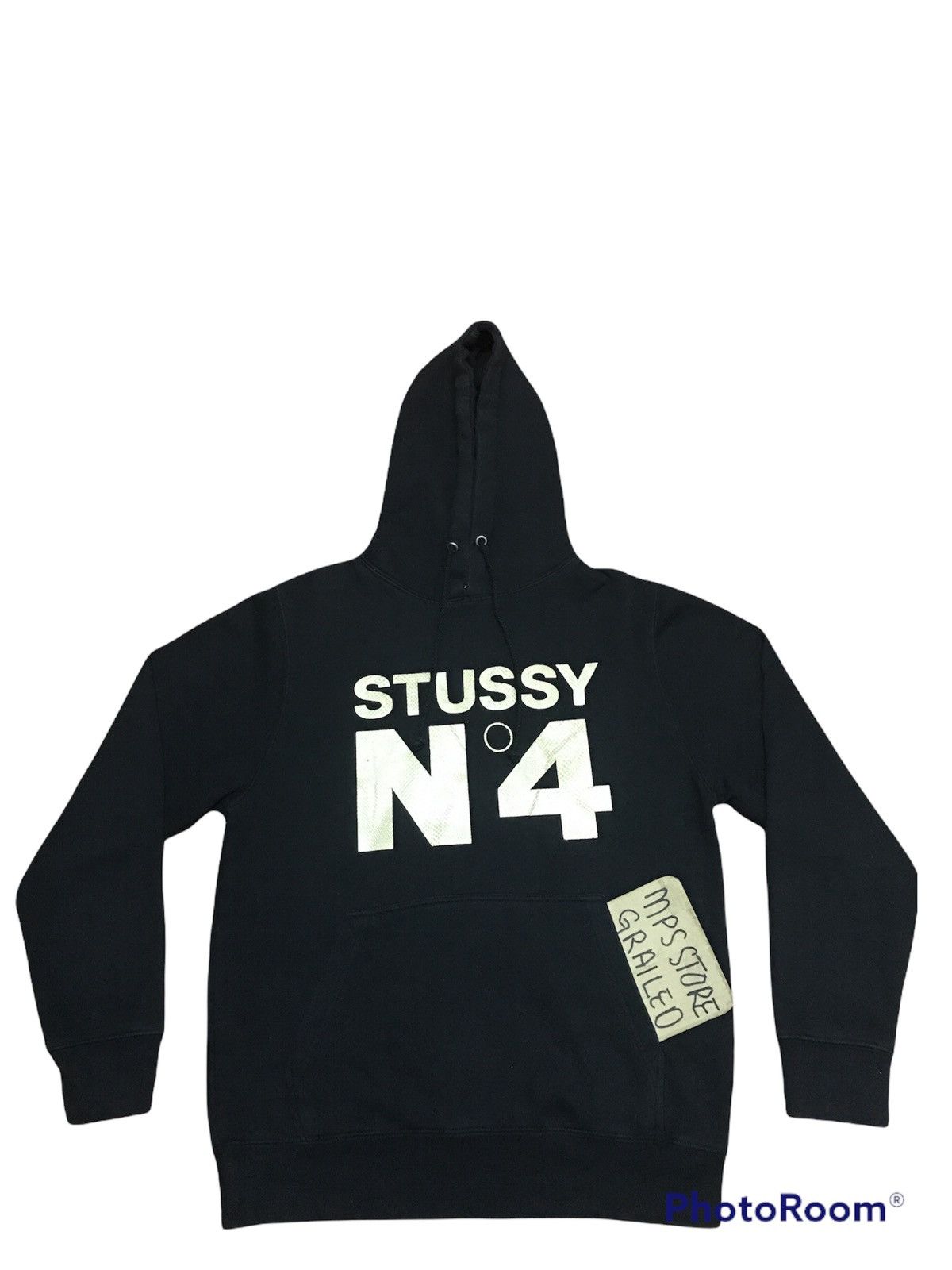 Stussy STUSSY N 4 BIG SPELL OUT LOGO SWEATSHIRTS HOODIE(SNAKE SKIN) Size US S / EU 44-46 / 1 - 2 Thumbnail
