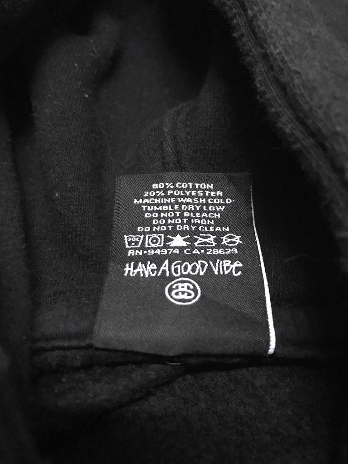 Stussy STUSSY N 4 BIG SPELL OUT LOGO SWEATSHIRTS HOODIE(SNAKE SKIN) Size US S / EU 44-46 / 1 - 10 Thumbnail