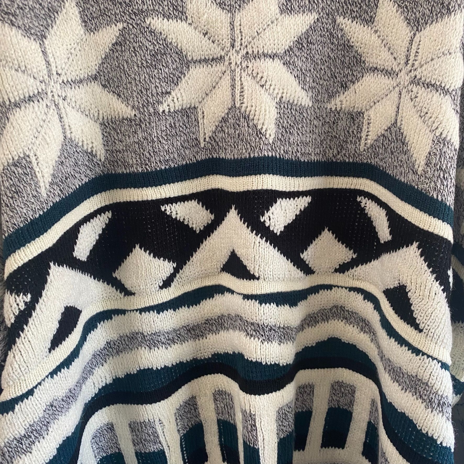 Knightsbridge NWT Vintage Knightsbridge Geometric Sweater Size US XL / EU 56 / 4 - 2 Thumbnail