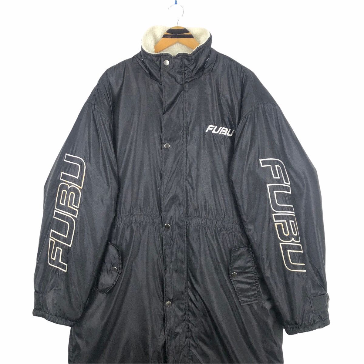 Fubu Vintage FUBU Sports Winter Jacket Big Logo Streetwear Size US XL / EU 56 / 4 - 9 Thumbnail