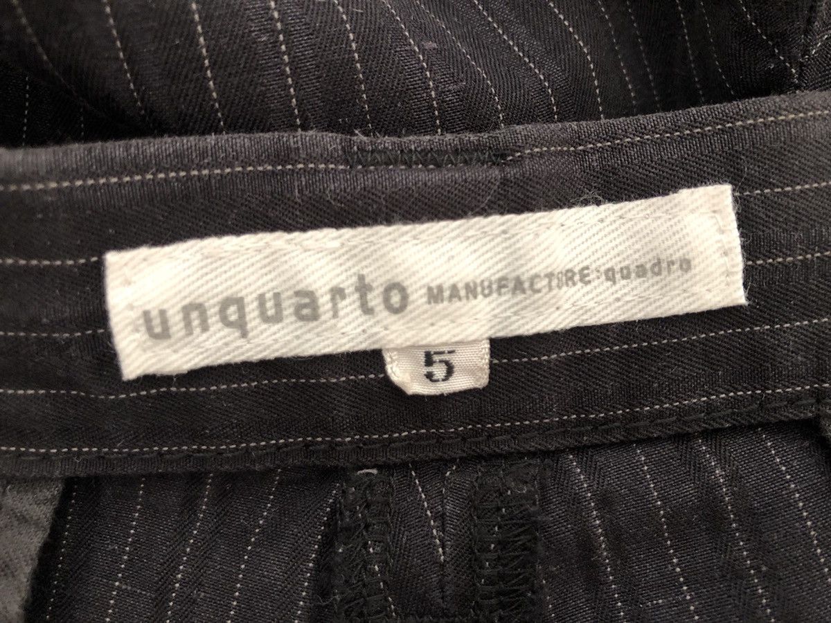 Japanese Brand UNQUARTO Made in Japan Linen Blend Draw String Striped Size US 33 - 9 Thumbnail