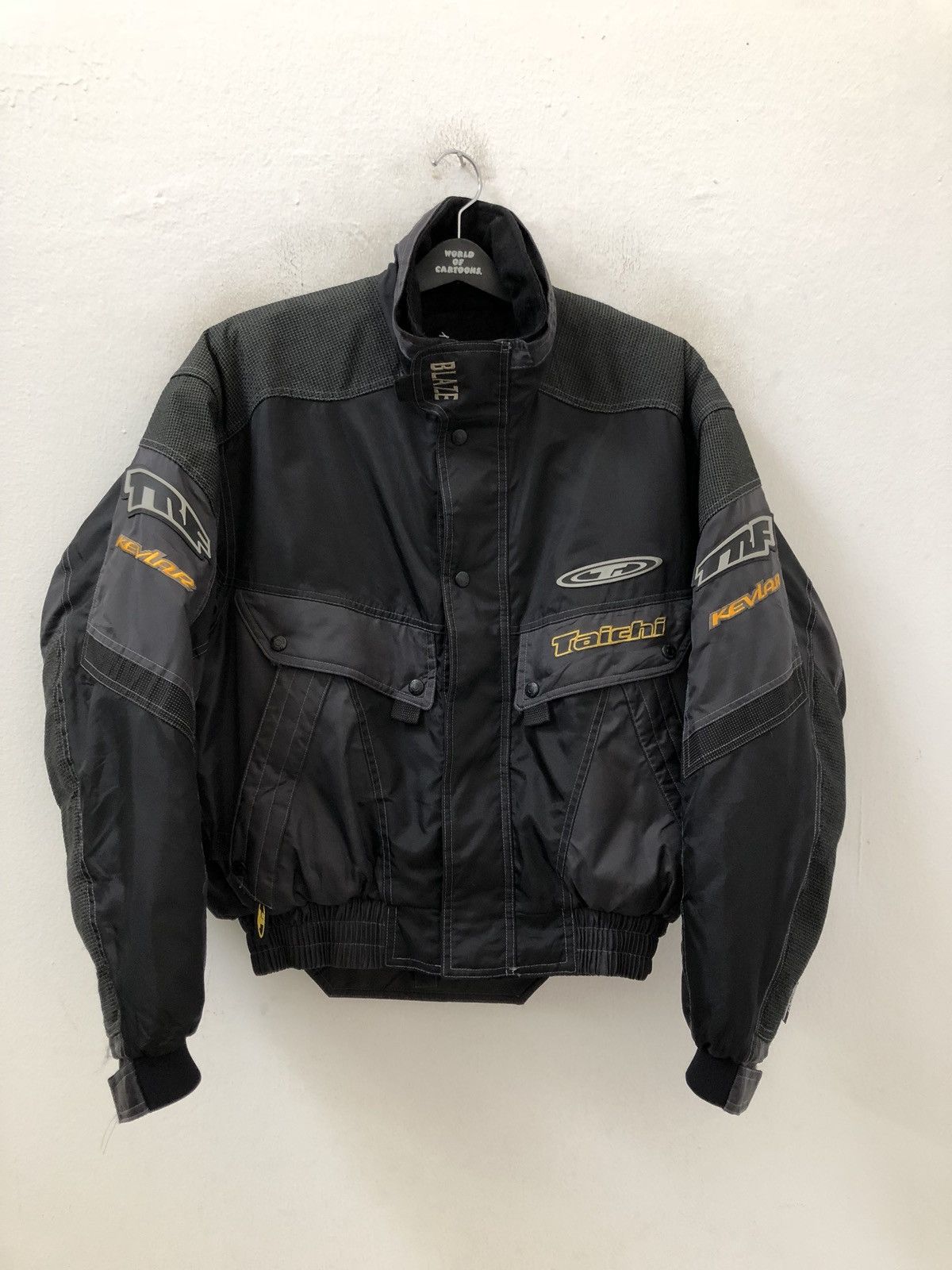 Japanese Brand × Sports Specialties RS TAICHI Racing Force Kevlar Padded Motorcycle Lined Size US M / EU 48-50 / 2 - 4 Thumbnail