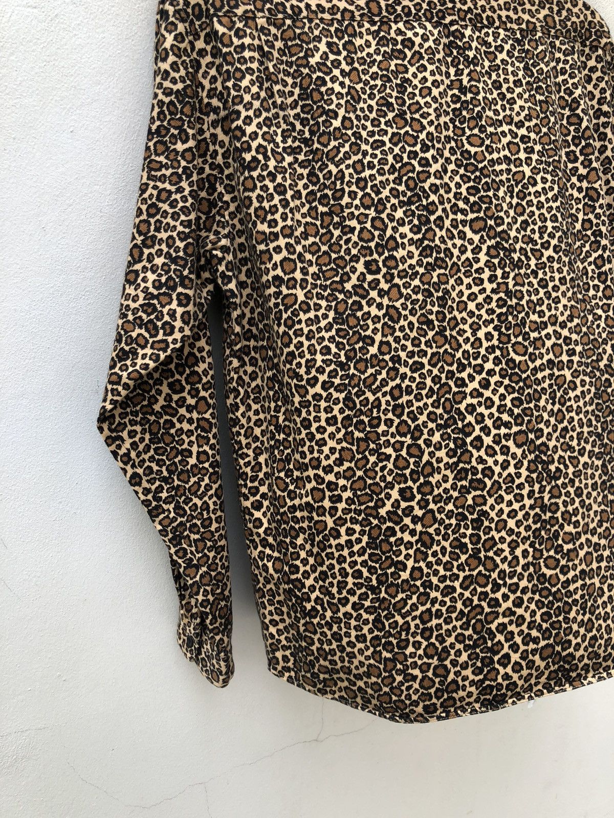 Japanese Brand Vintage 90s Garçon Wave Japan Leopard Punk Shirt Size US L / EU 52-54 / 3 - 10 Thumbnail