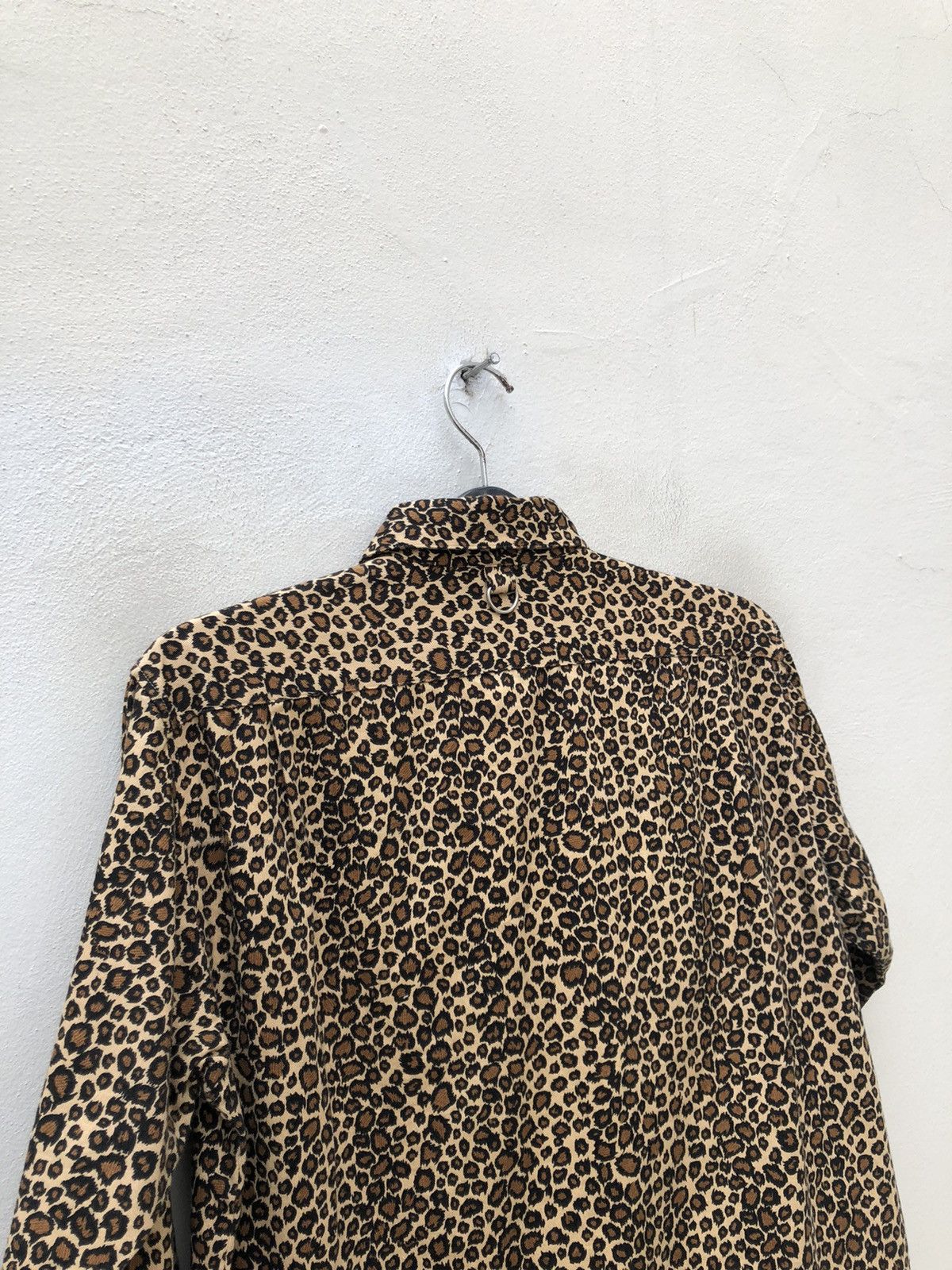 Japanese Brand Vintage 90s Garçon Wave Japan Leopard Punk Shirt Size US L / EU 52-54 / 3 - 9 Thumbnail