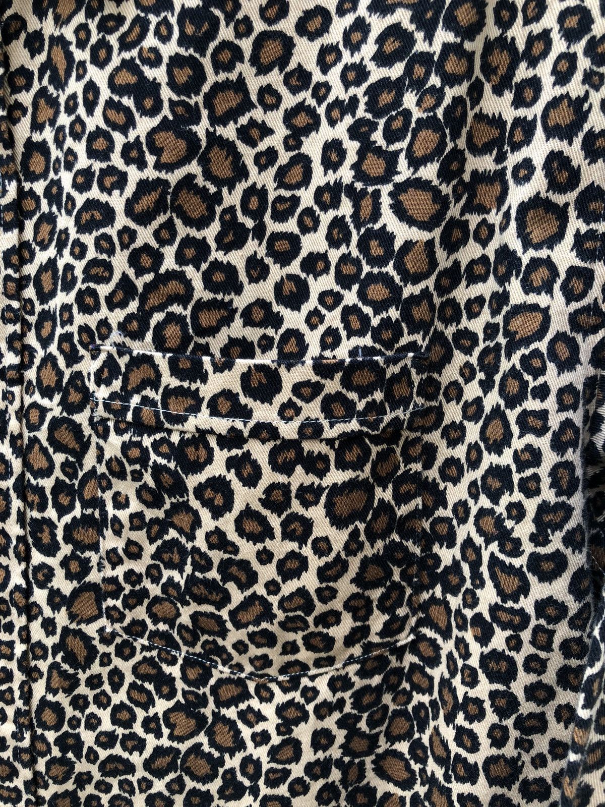 Japanese Brand Vintage 90s Garçon Wave Japan Leopard Punk Shirt Size US L / EU 52-54 / 3 - 5 Thumbnail
