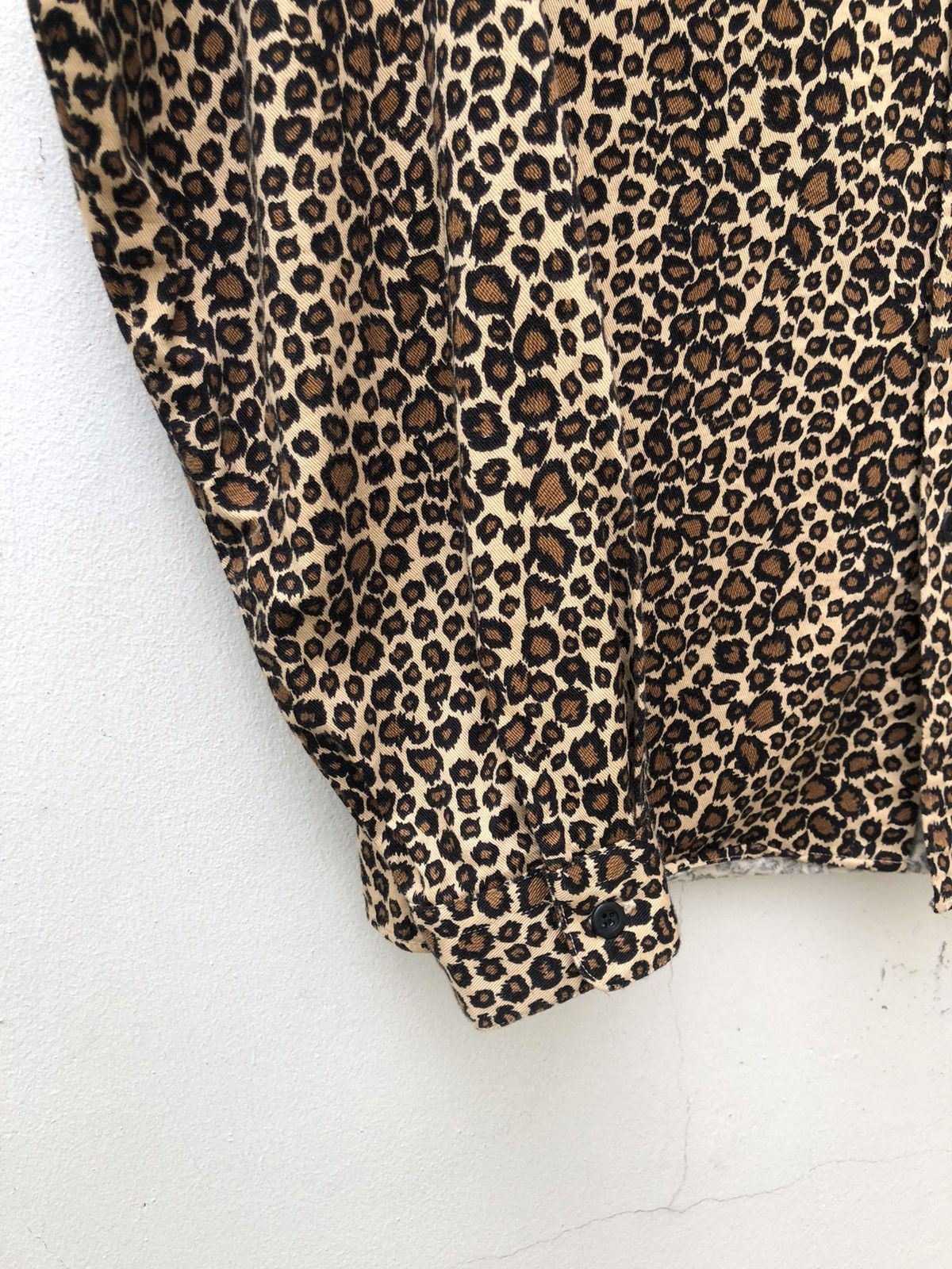 Japanese Brand Vintage 90s Garçon Wave Japan Leopard Punk Shirt Size US L / EU 52-54 / 3 - 3 Thumbnail