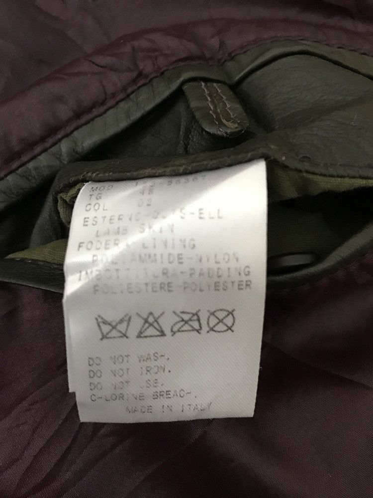 Genuine Leather eq . w Made in Italy Patchwork Lamb Skin Cafe Racer Size US M / EU 48-50 / 2 - 14 Thumbnail
