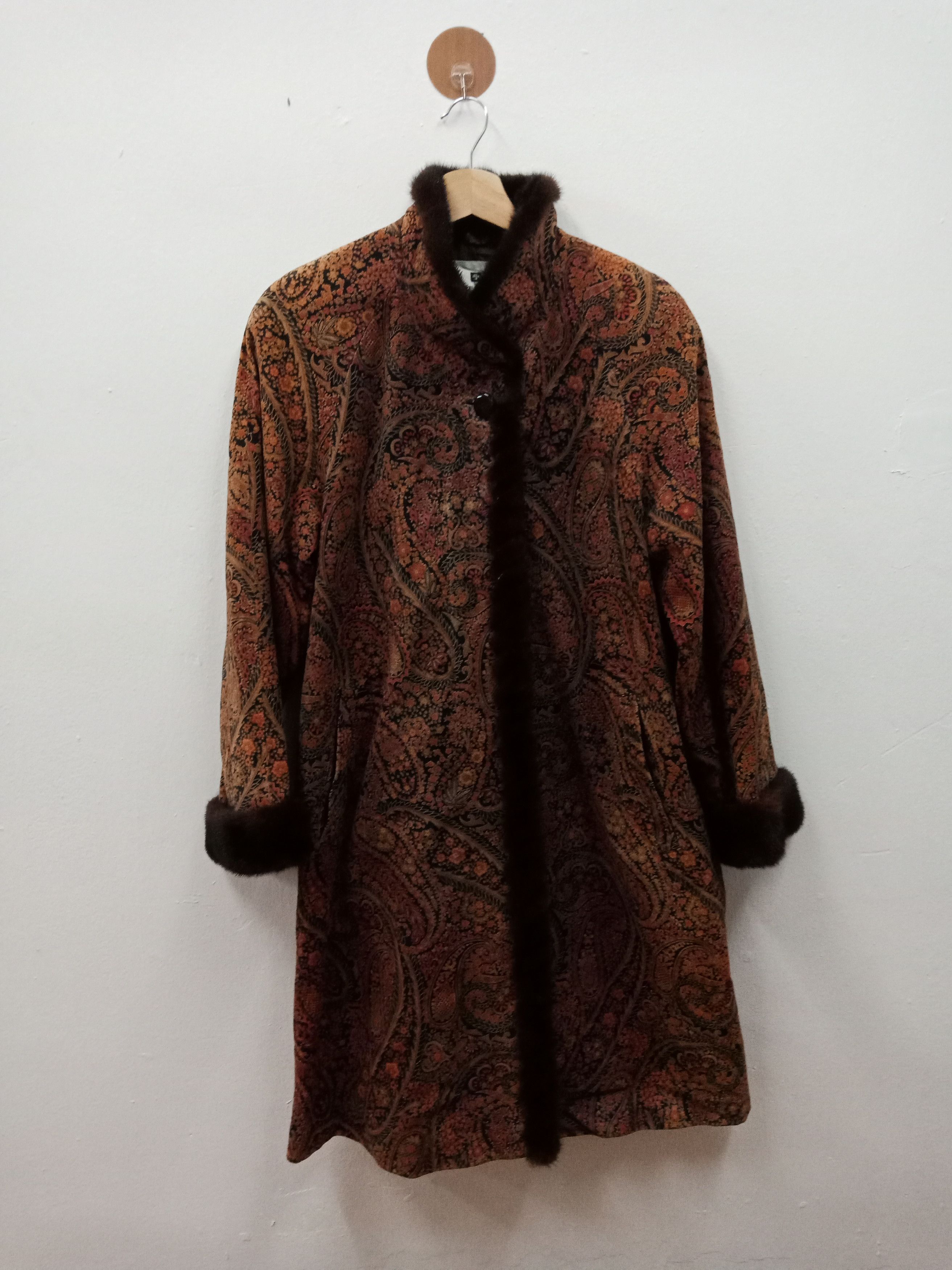 Pierre Balmain Pierre Balmain Fur Faux Brown Jacket Size L / US 10 / IT 46 - 1 Thumbnail