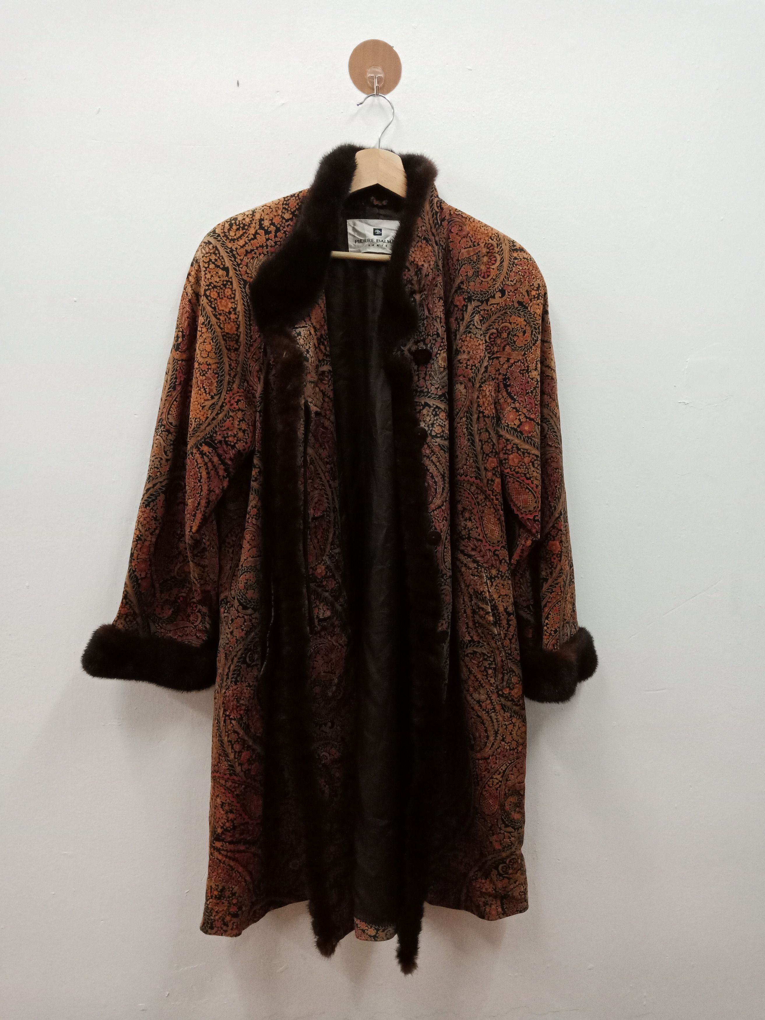 Pierre Balmain Pierre Balmain Fur Faux Brown Jacket Size L / US 10 / IT 46 - 2 Thumbnail