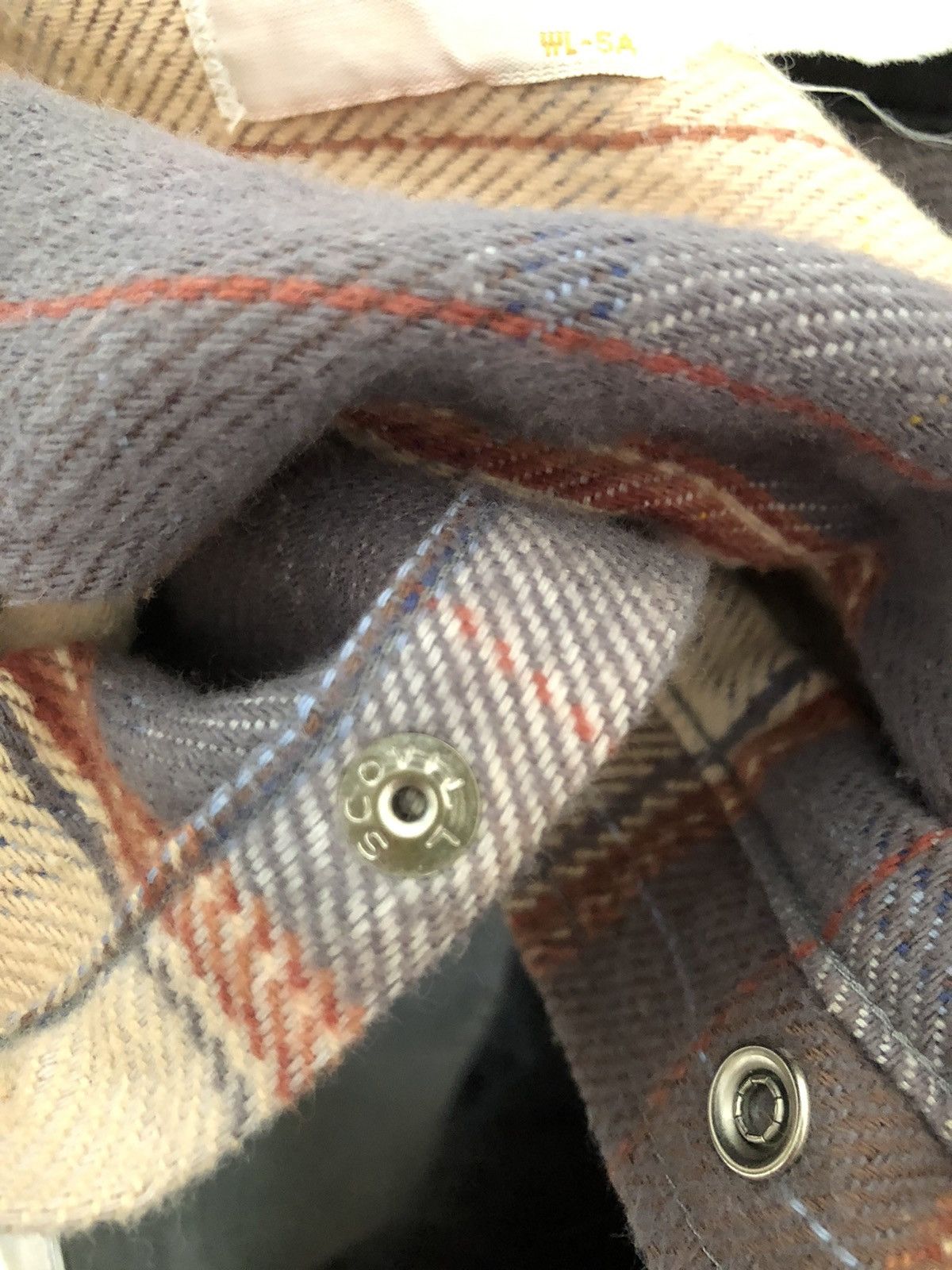 Flannel × Vintage Vintage 70s 80s Saddle King Western Flannel Shirt Size US L / EU 52-54 / 3 - 11 Thumbnail
