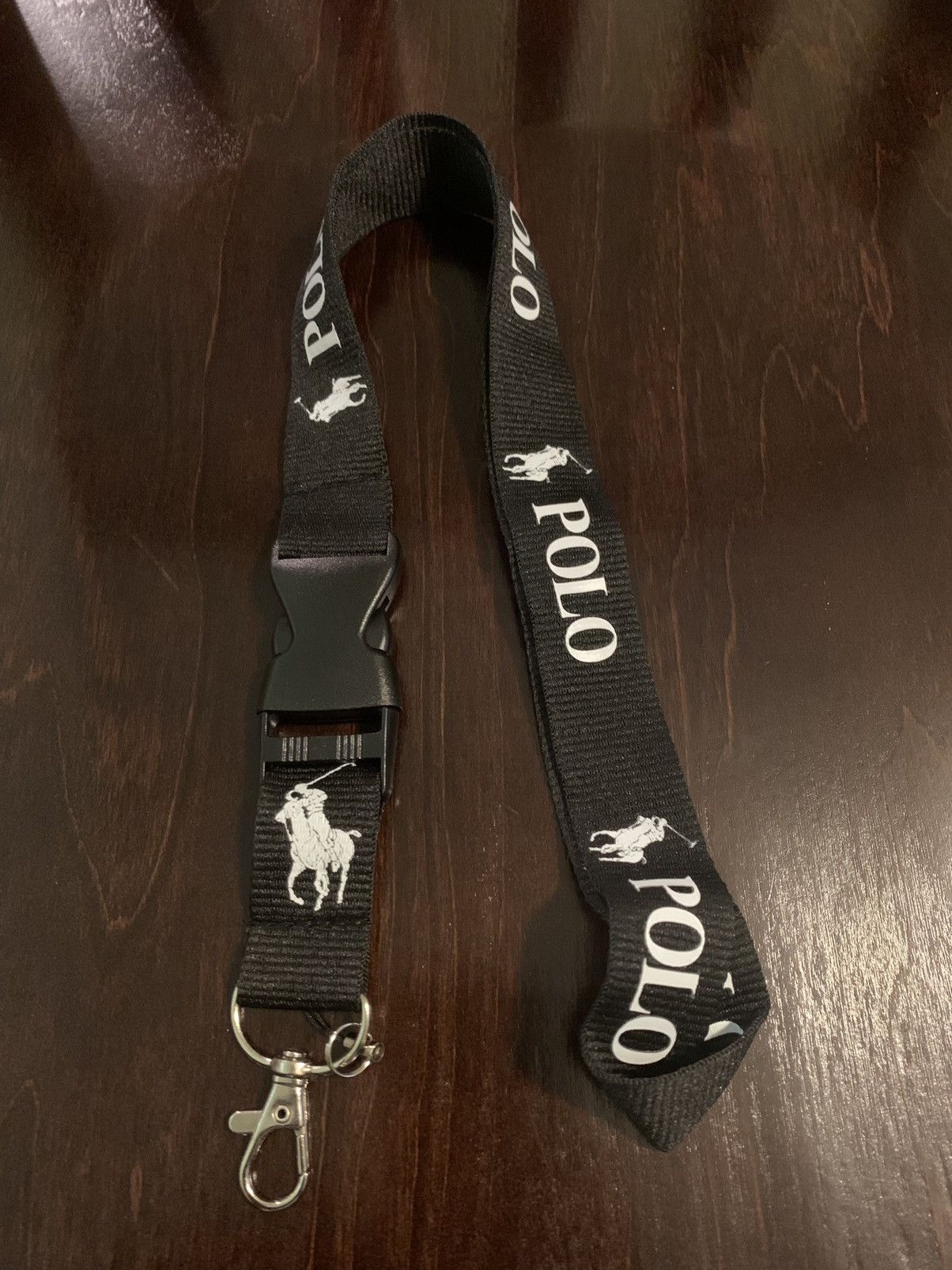 Polo Ralph Lauren Black Polo Detachable Lanyard Keychain | Grailed