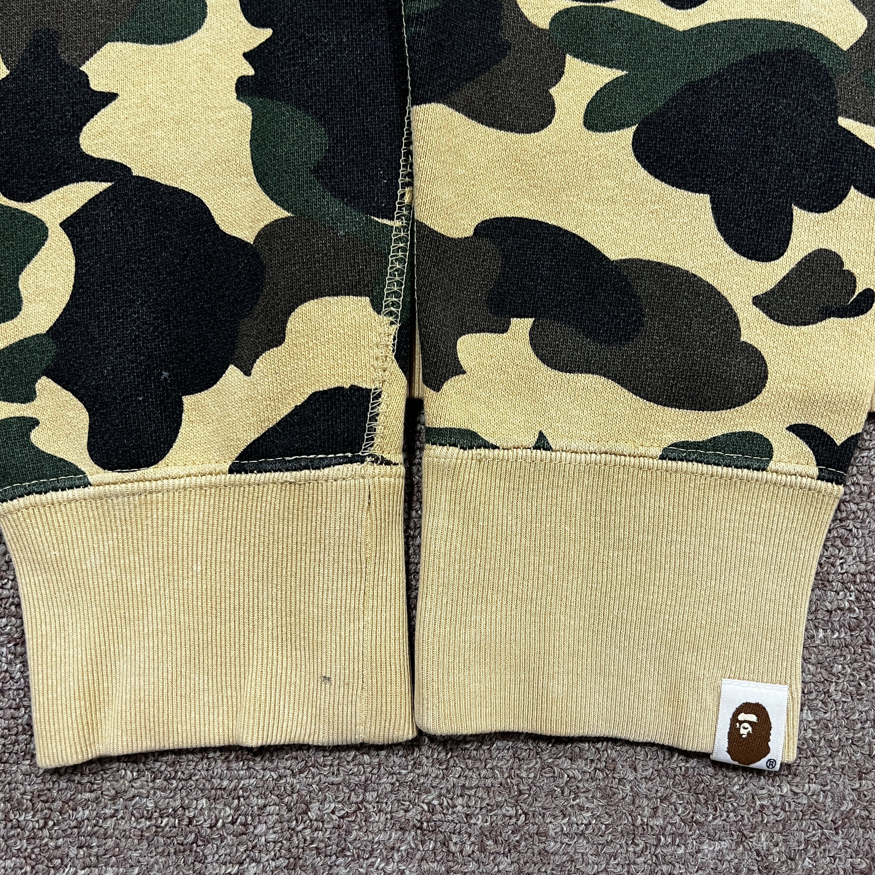 Bape Bape Yellow Camo Shark Full Zip Up Hoodie Size US S / EU 44-46 / 1 - 10 Thumbnail