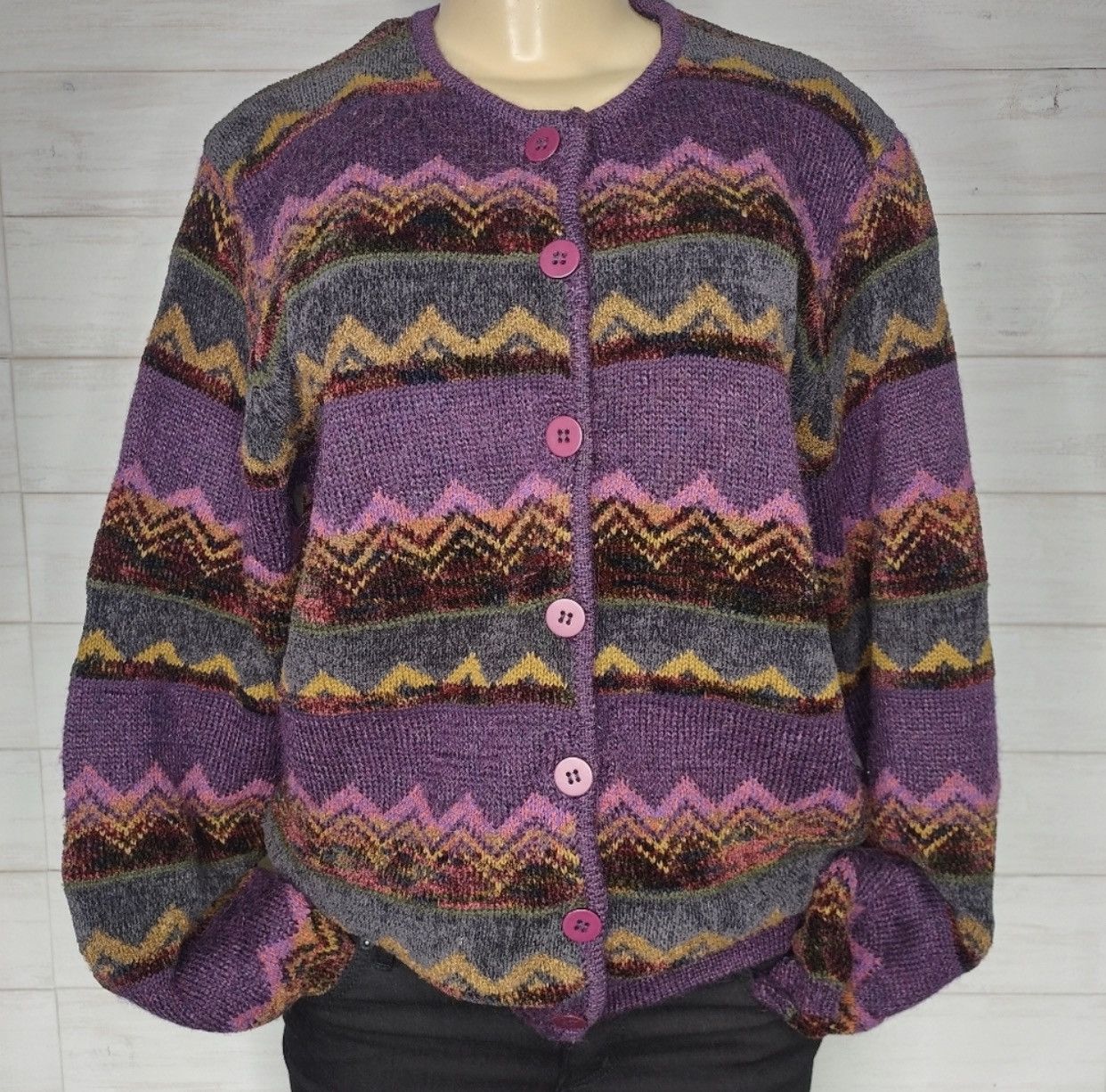 RARE vintage mohair cardigan sweater