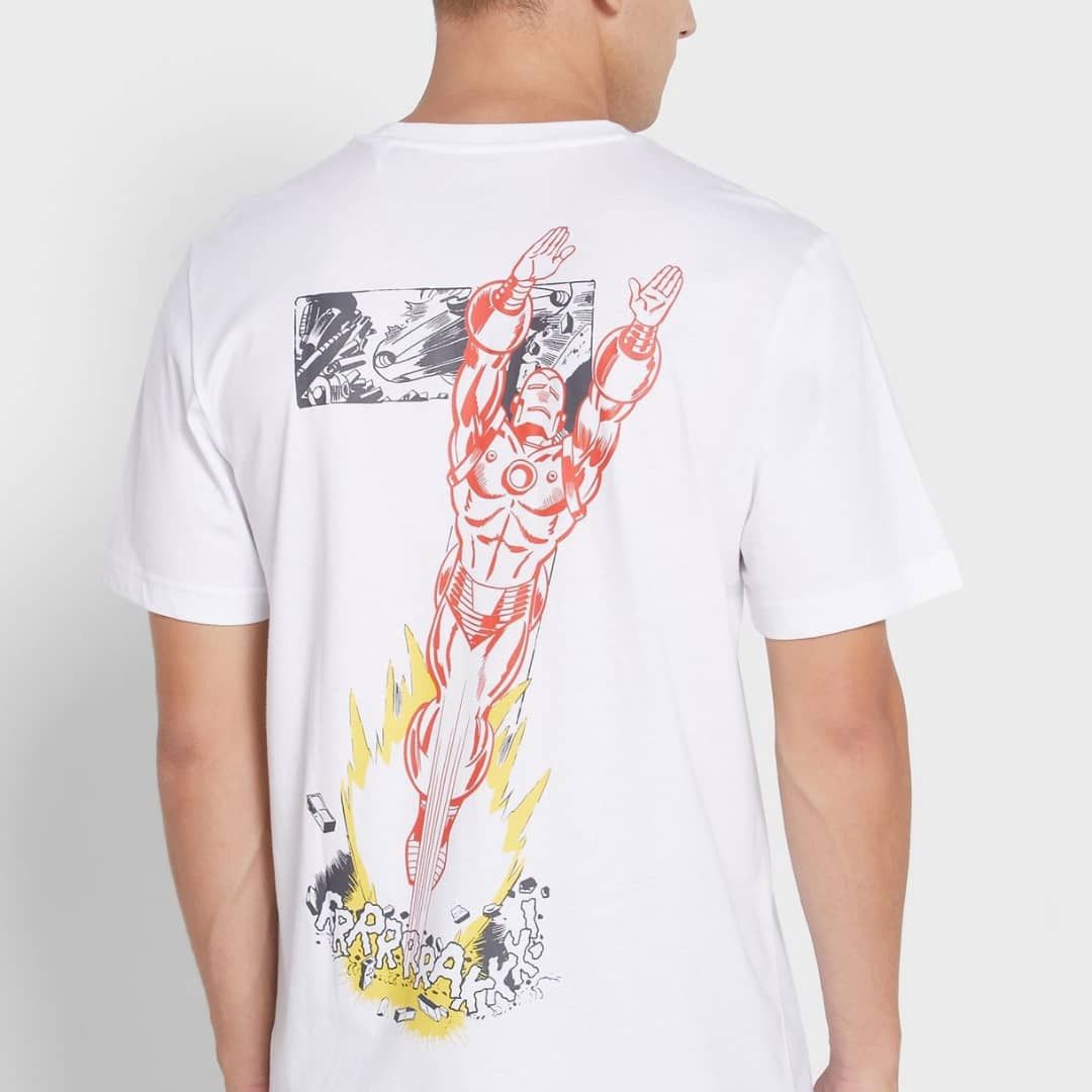 Adidas × Marvel Comics BNWT Adidas x Marvel Iron Man tshirt comic Size US M / EU 48-50 / 2 - 2 Thumbnail