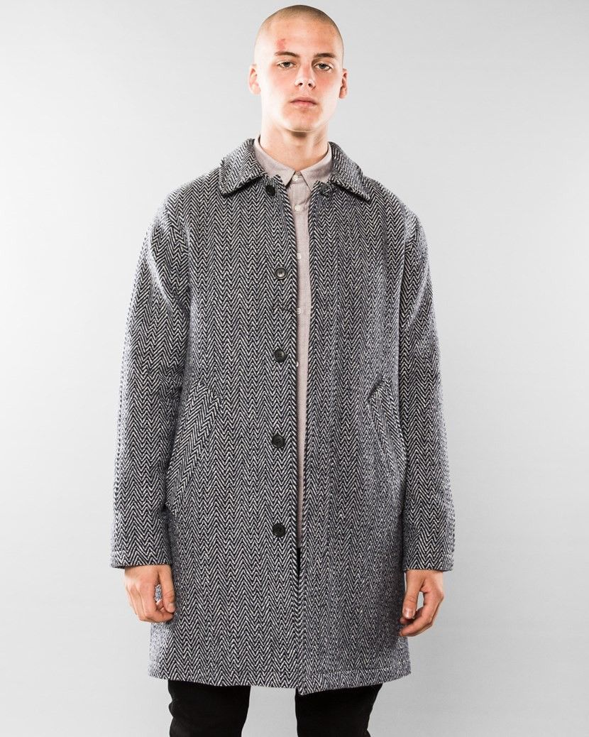 A.P.C. A.P.C Ivan Herringbone Wool Coat Grailed