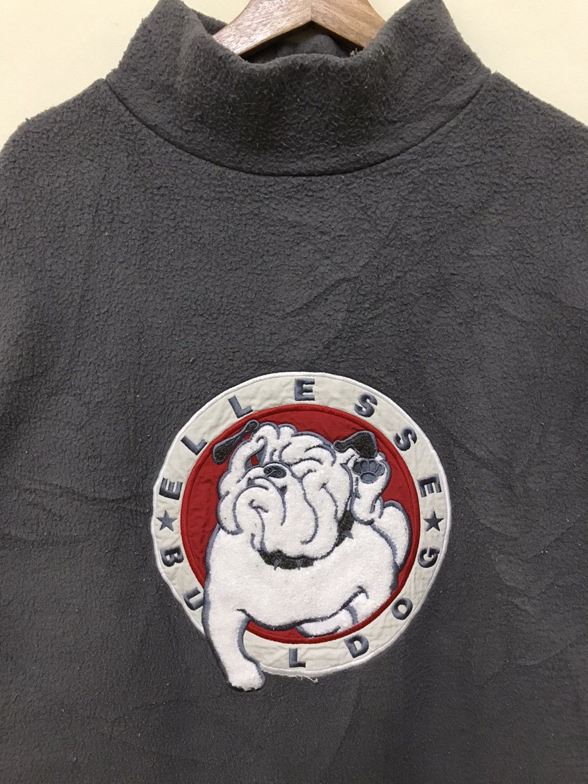 Ellesse × Goldwin Vintage Ellesse Goldwin Bulldog Fleece Sweatshirt Size US L / EU 52-54 / 3 - 5 Thumbnail