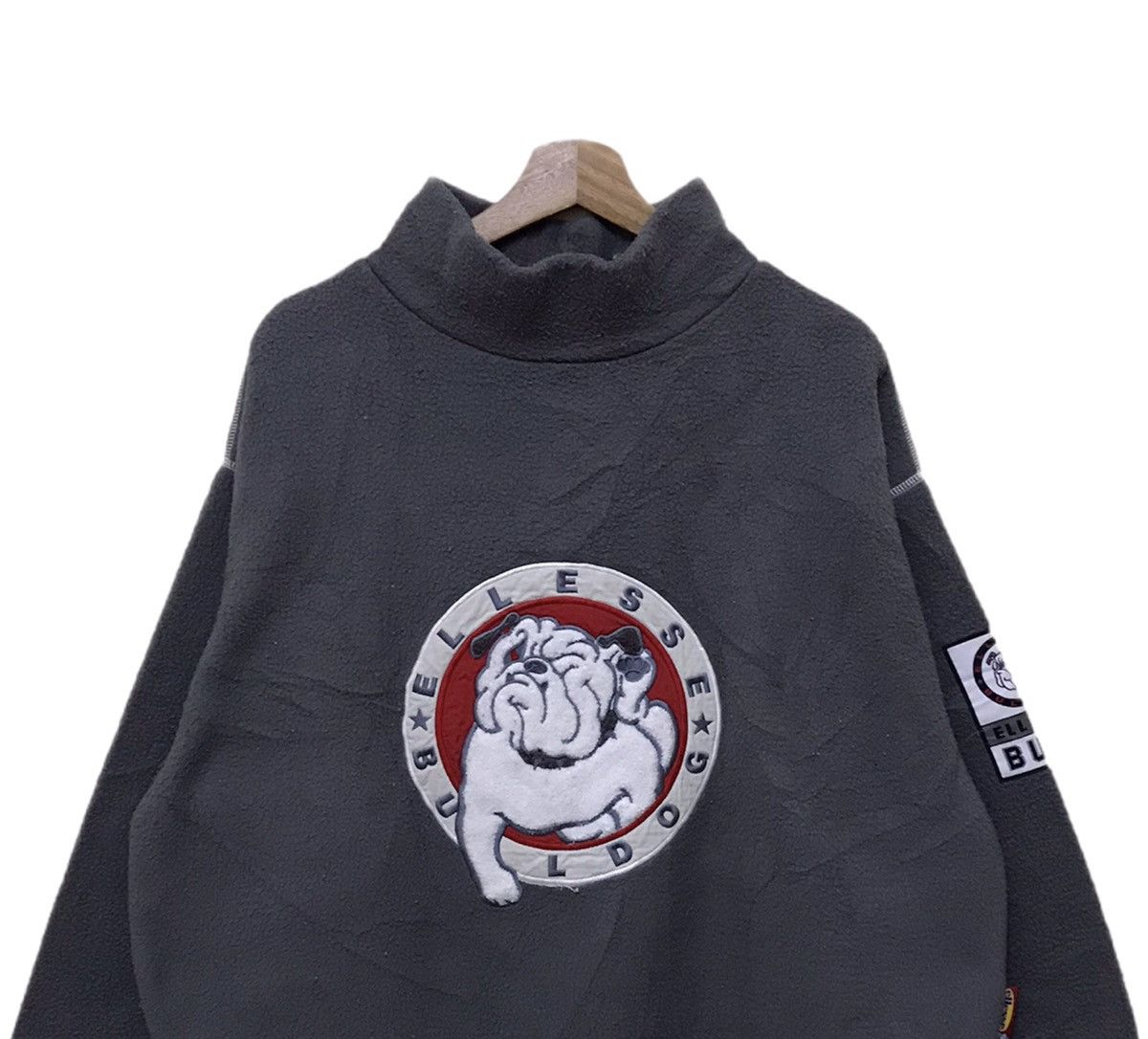 Ellesse × Goldwin Vintage Ellesse Goldwin Bulldog Fleece Sweatshirt Size US L / EU 52-54 / 3 - 2 Thumbnail