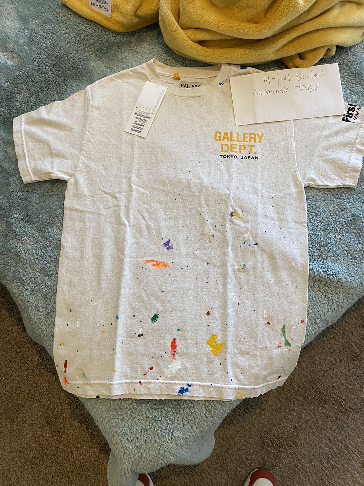 Gallery Dept. Gallery dept x Tokyo First Painted Tee 1 Year Anniversary ...