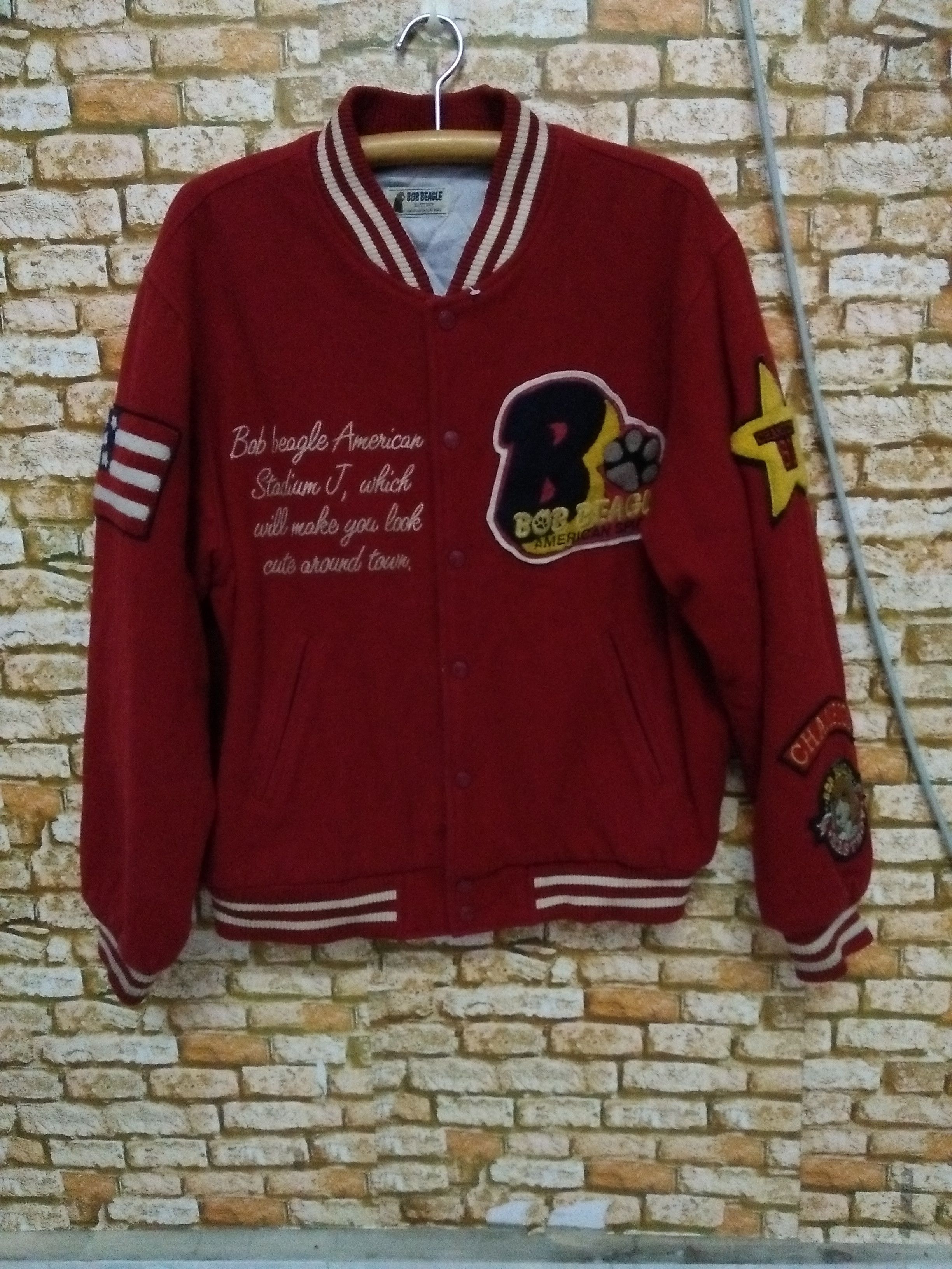 Vintage VTG BOB BEAGLE EASTBOY VARSITY JACKET (B167) Size US L / EU 52-54 / 3 - 2 Thumbnail