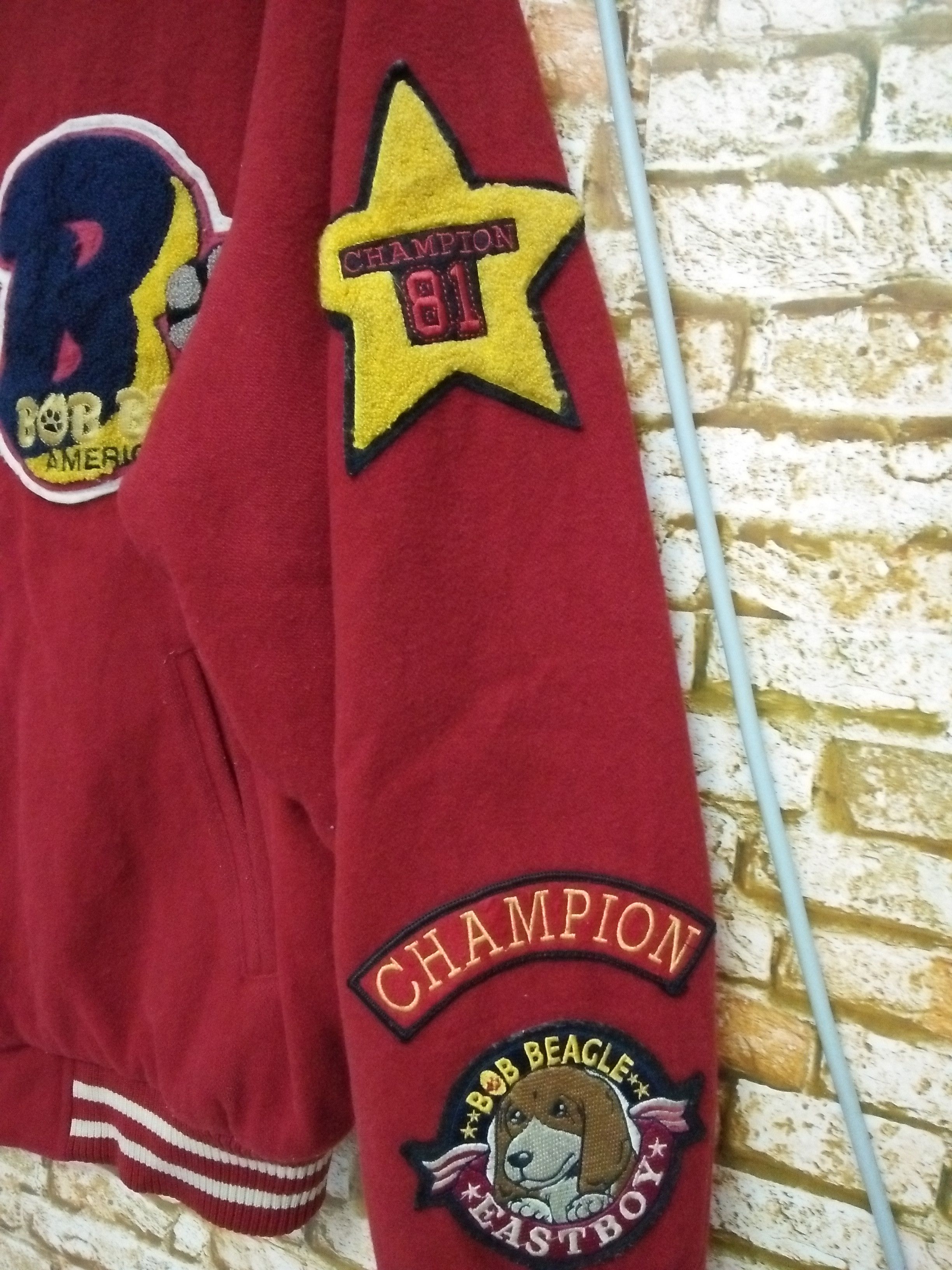 Vintage VTG BOB BEAGLE EASTBOY VARSITY JACKET (B167) Size US L / EU 52-54 / 3 - 6 Thumbnail