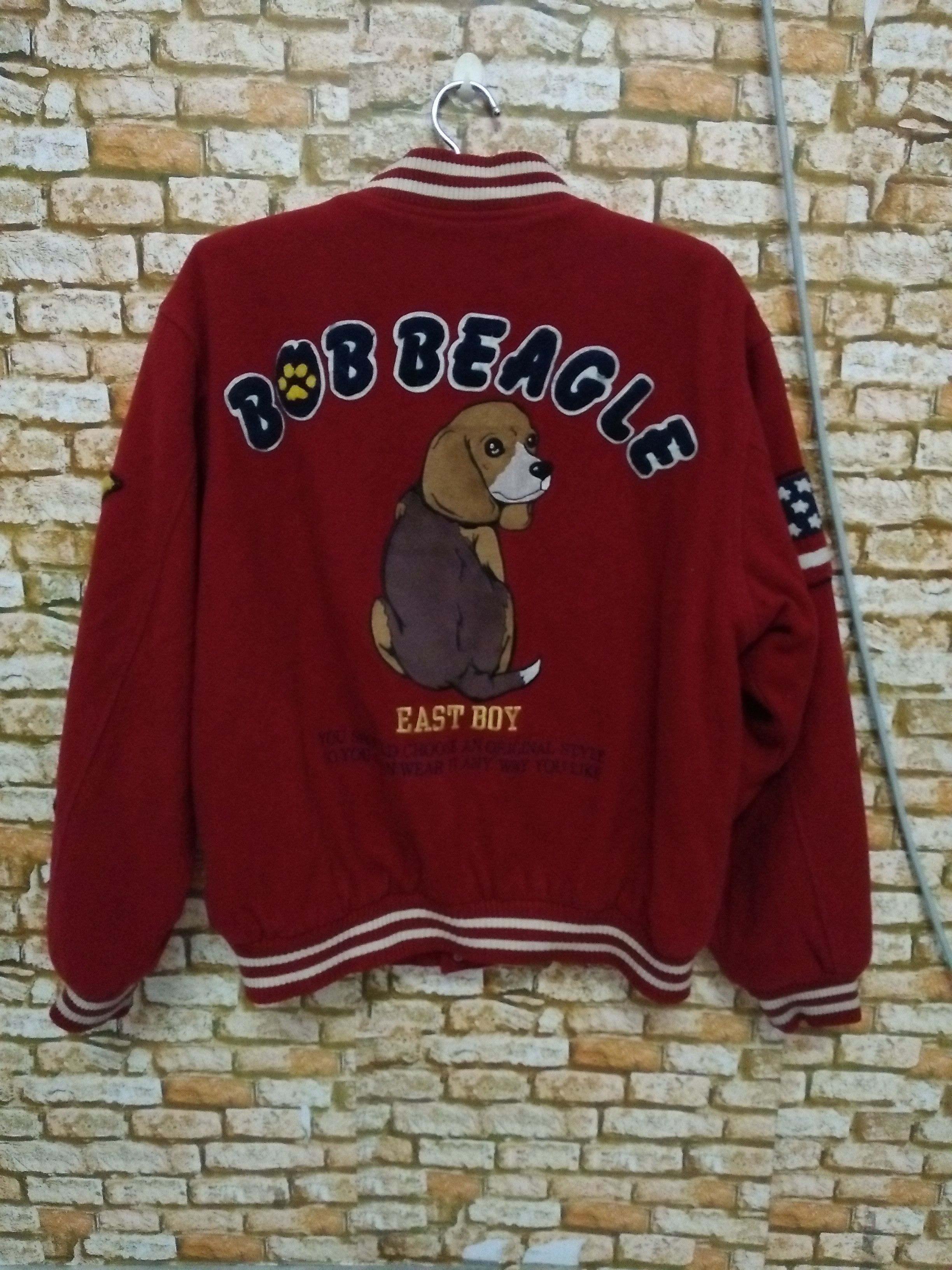 Vintage VTG BOB BEAGLE EASTBOY VARSITY JACKET (B167) Size US L / EU 52-54 / 3 - 1 Thumbnail