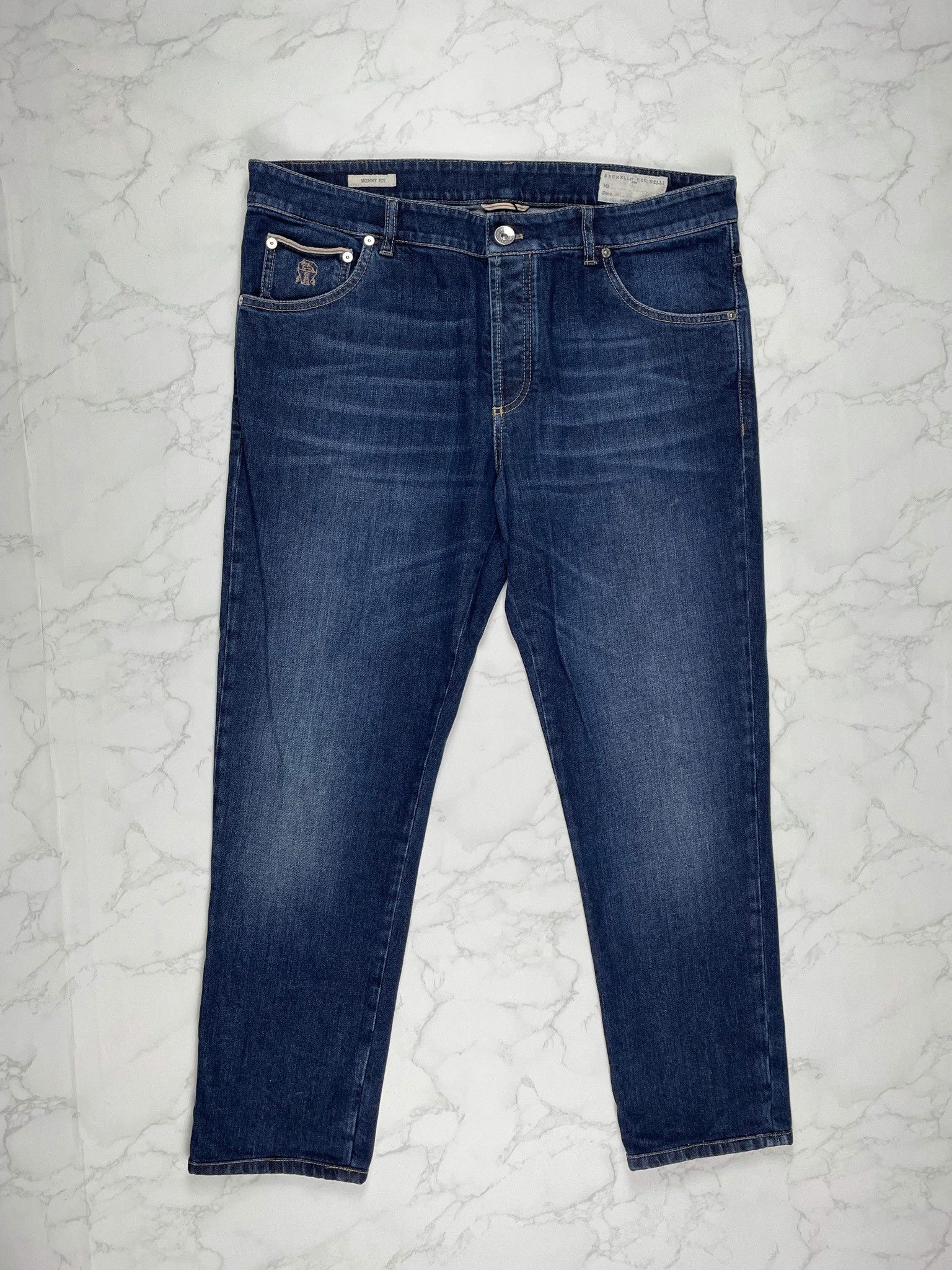 Brunello Cucinelli 🔥75% OFF🔥 [SALE] Brunello Cucinelli Blue Denim Jeans Size US 36 / EU 52 - 1 Thumbnail
