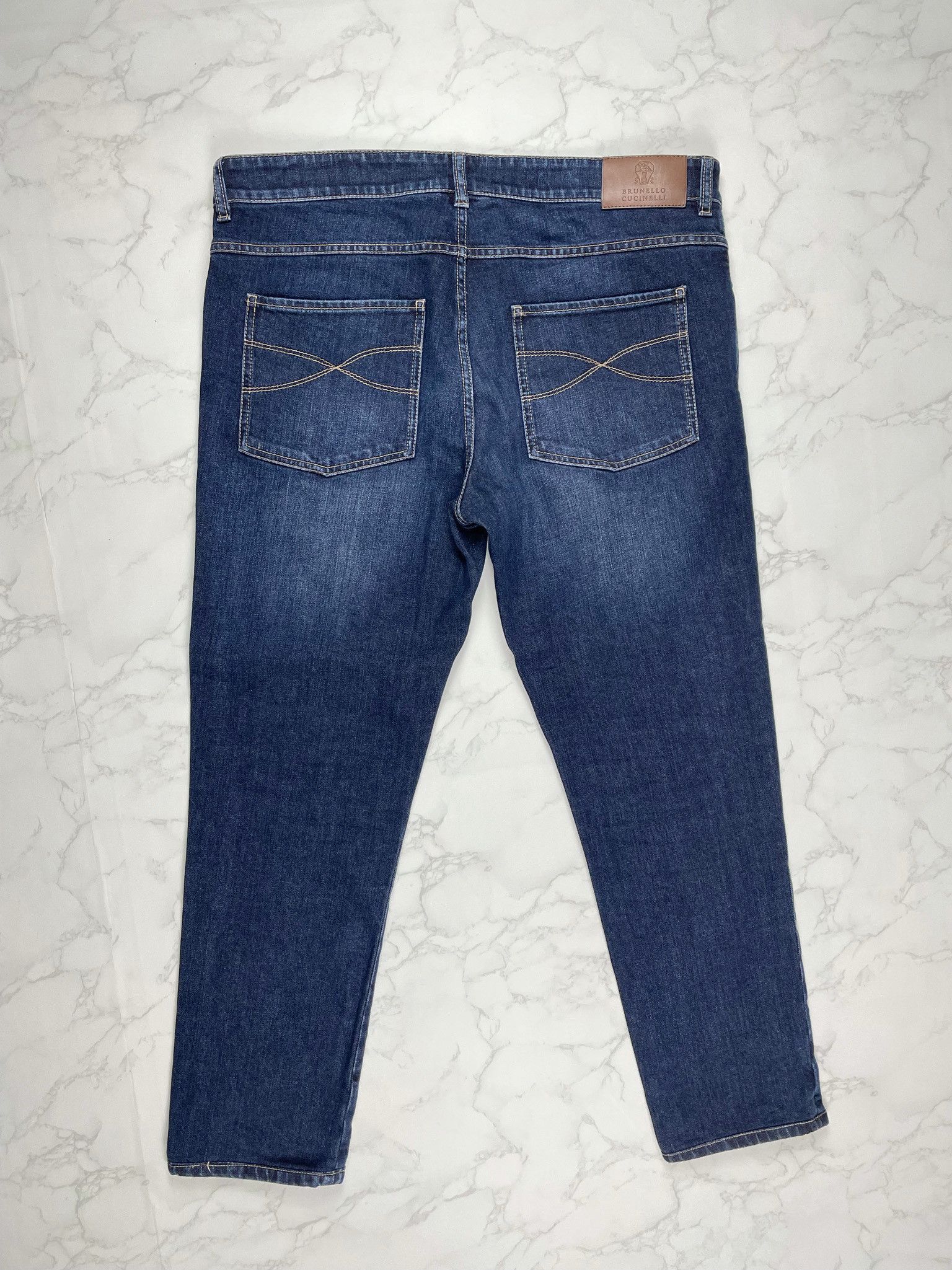 Brunello Cucinelli 🔥75% OFF🔥 [SALE] Brunello Cucinelli Blue Denim Jeans Size US 36 / EU 52 - 15 Thumbnail