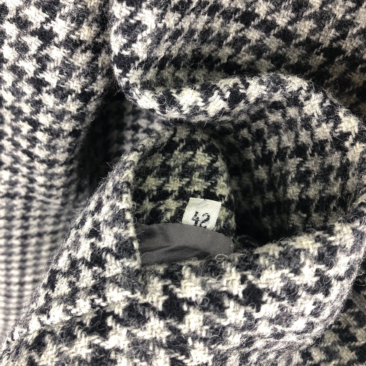Herno Herno Confezioni Di Lusso Houndstooth Pattern Blazer Size 42S - 11 Thumbnail